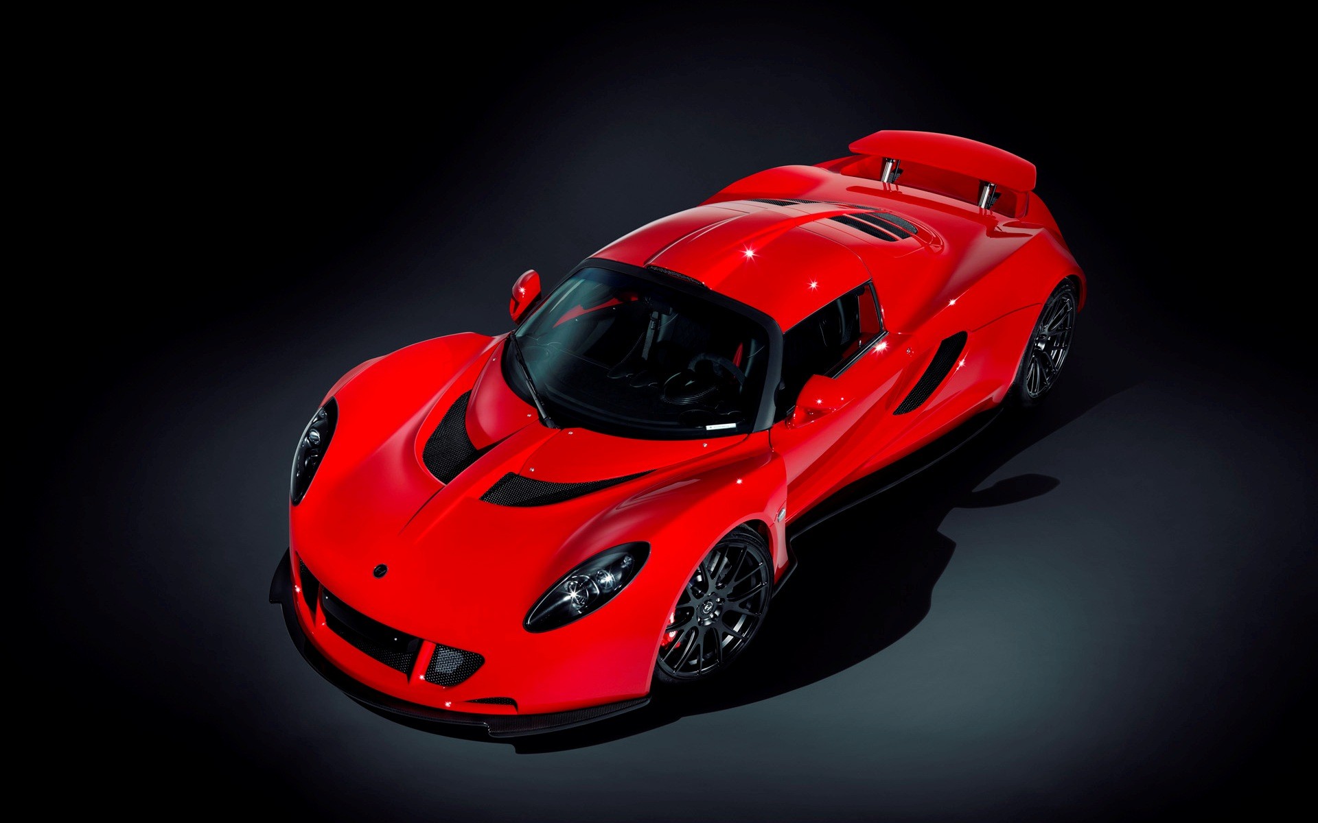 General 1920x1200 Hennessey Venom GT red cars vehicle car red high angle Hennessey American cars Hypercar