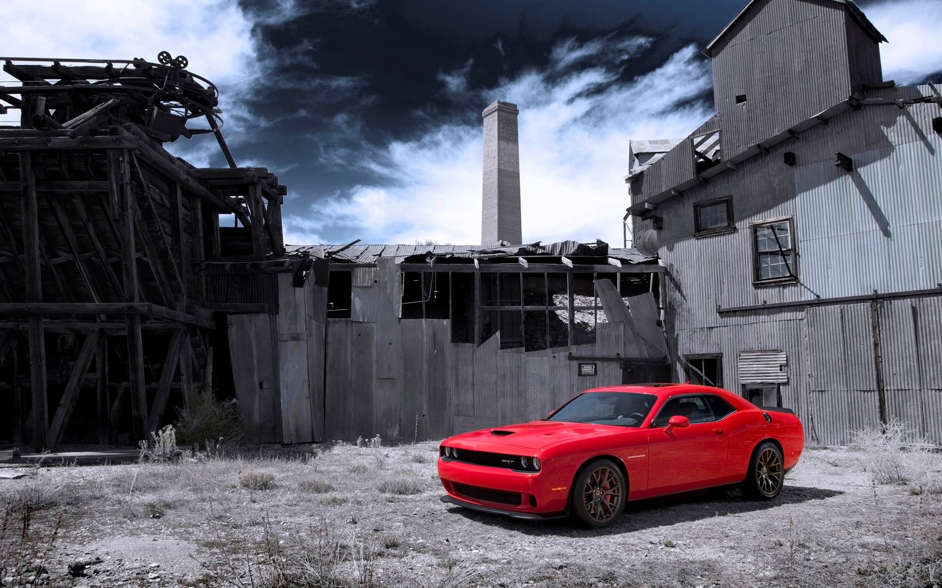 General 1920x1200 Dodge Challenger Dodge red cars vehicle muscle cars American cars Stellantis V8 engine