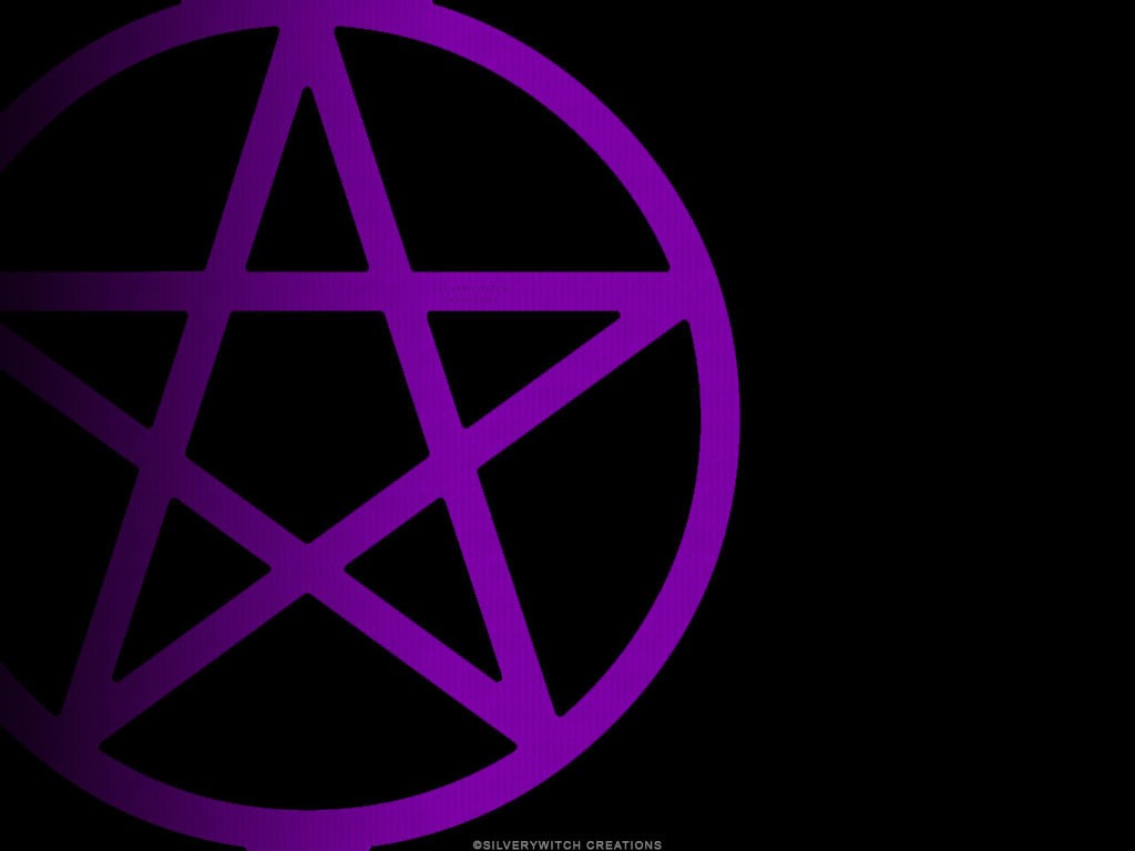 General 1024x768 pentagram purple simple background minimalism black background