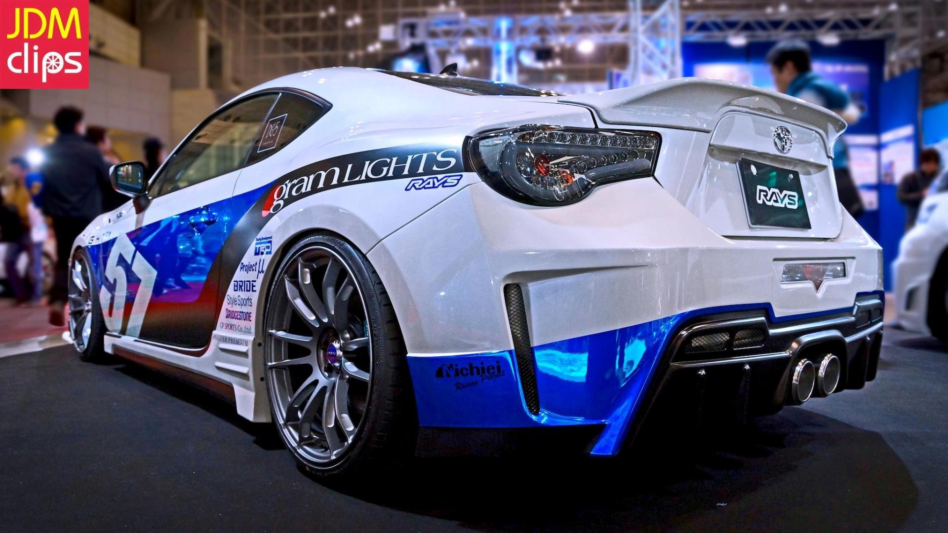 General 1920x1080 Toyota Toyobaru car white cars vehicle watermarked car show Japanese cars livery