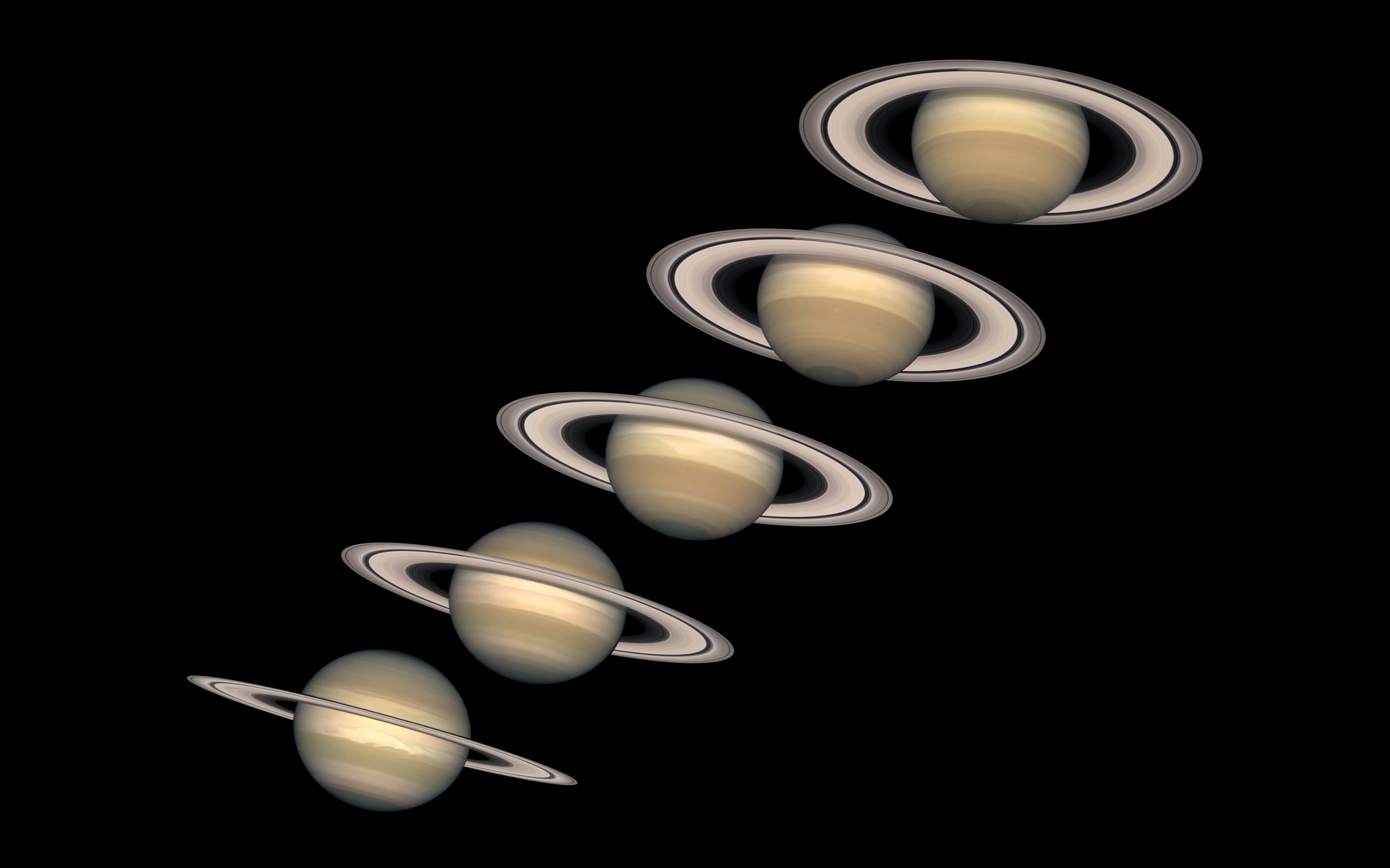 General 3840x2400 Saturn planet Solar System space space art digital art