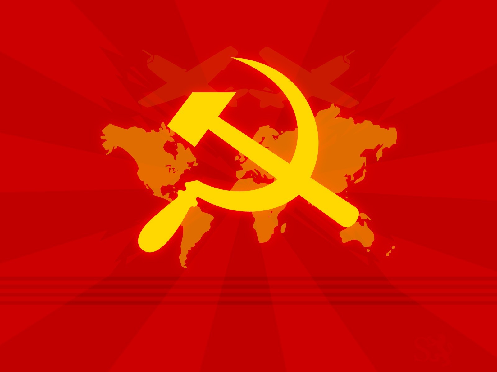 General 1600x1200 communism red background simple background hammer and sickle red world map