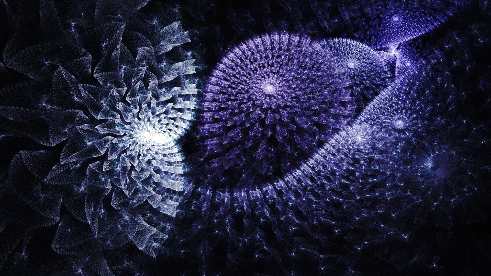 General 1920x1080 digital art artwork abstract fractal geometry