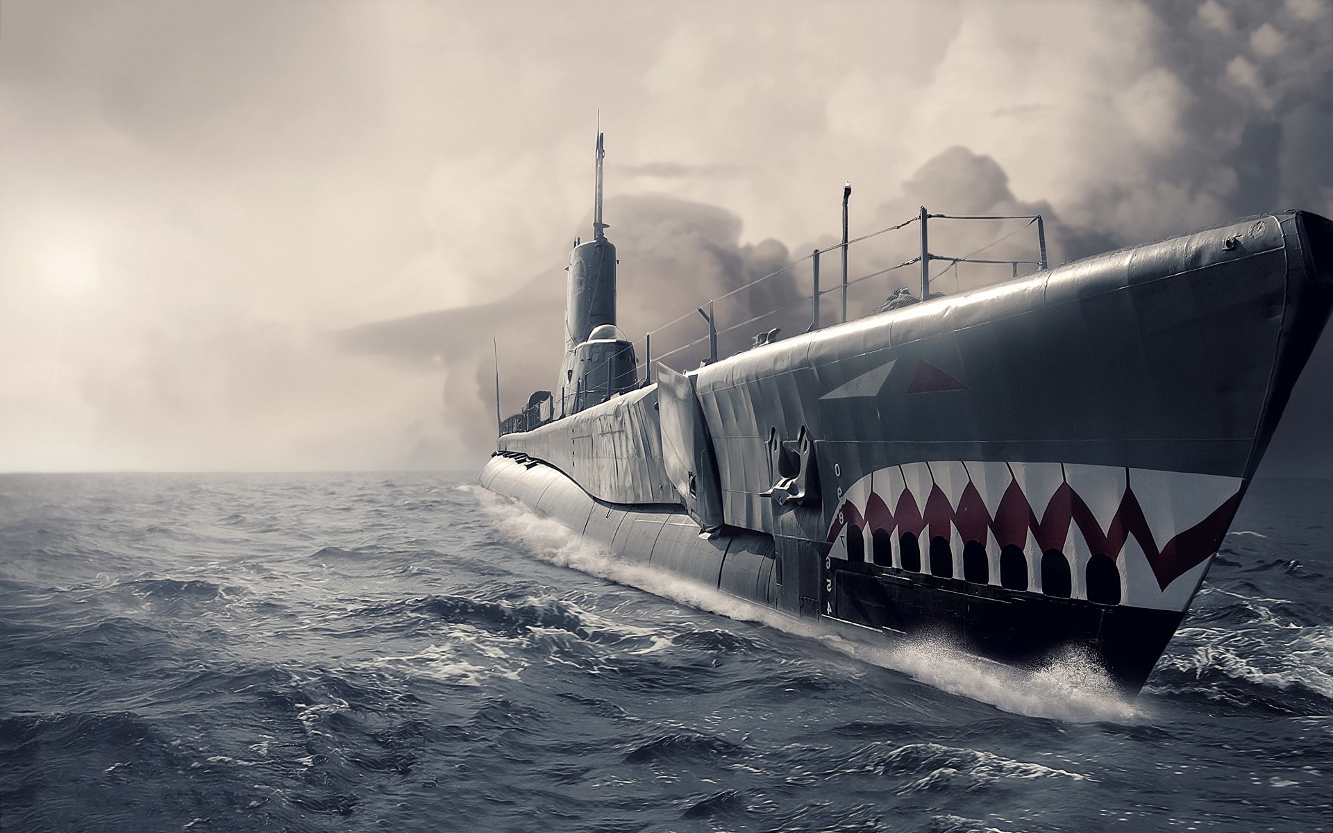 General 1920x1200 submarine vehicle artwork sea military military vehicle