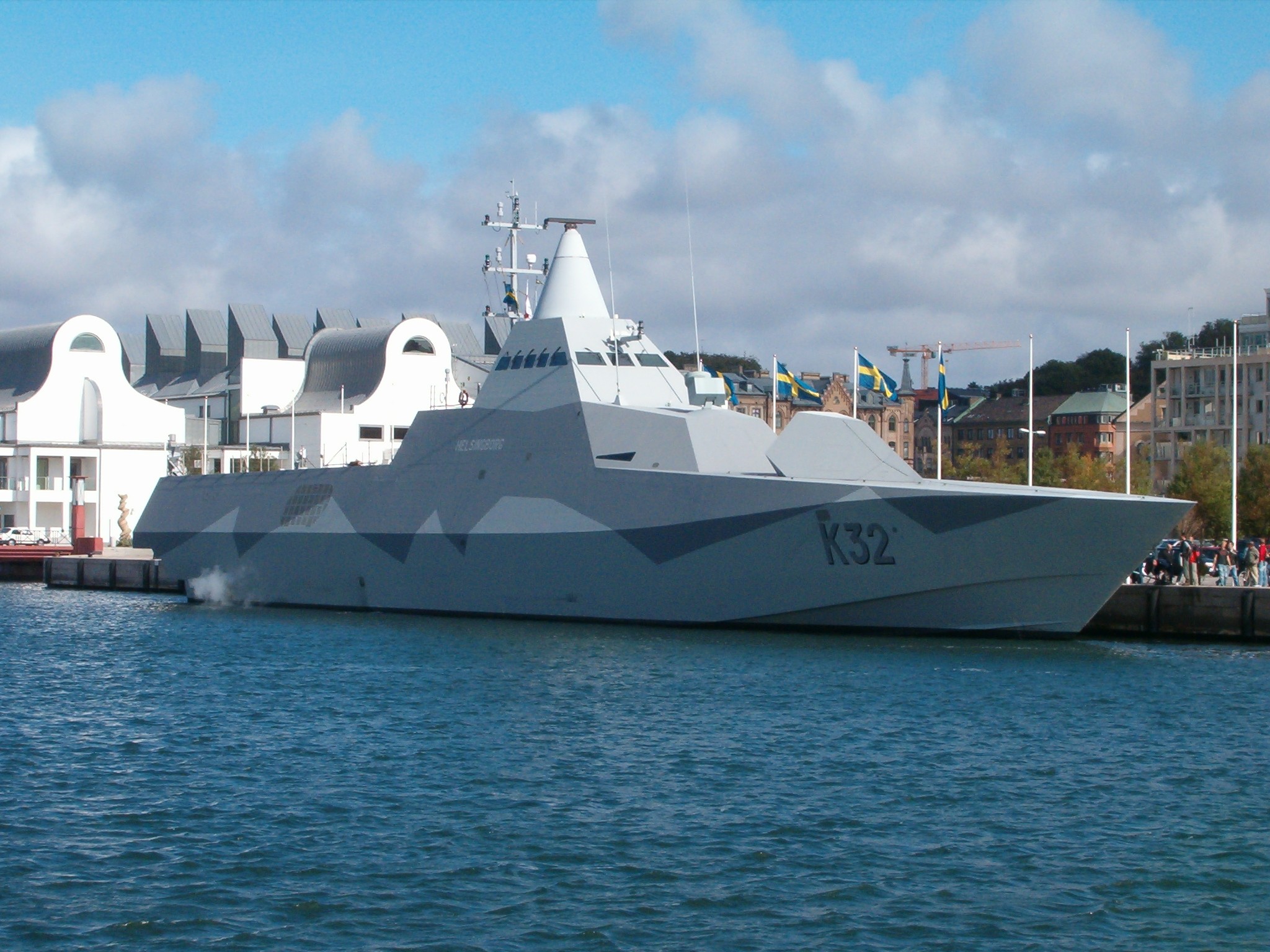 General 2048x1536 warship Visby Class Corvette military ship vehicle military vehicle