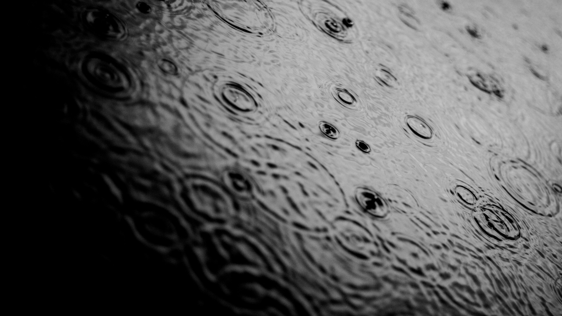 General 1920x1080 rain water drops ripples