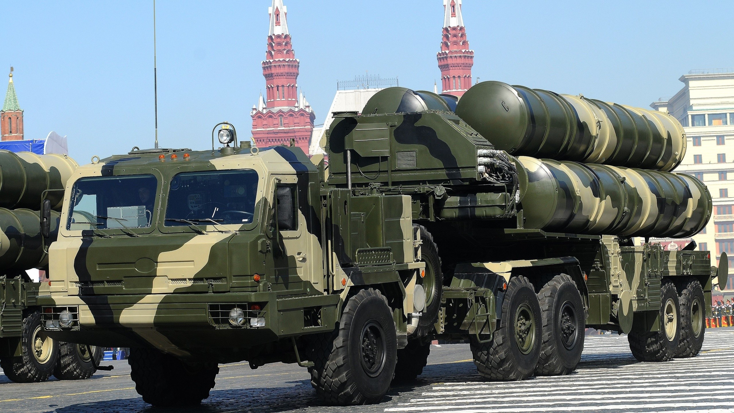 General 2560x1440 military missiles Russian Army truck vehicle military vehicle Air Defence System Russia