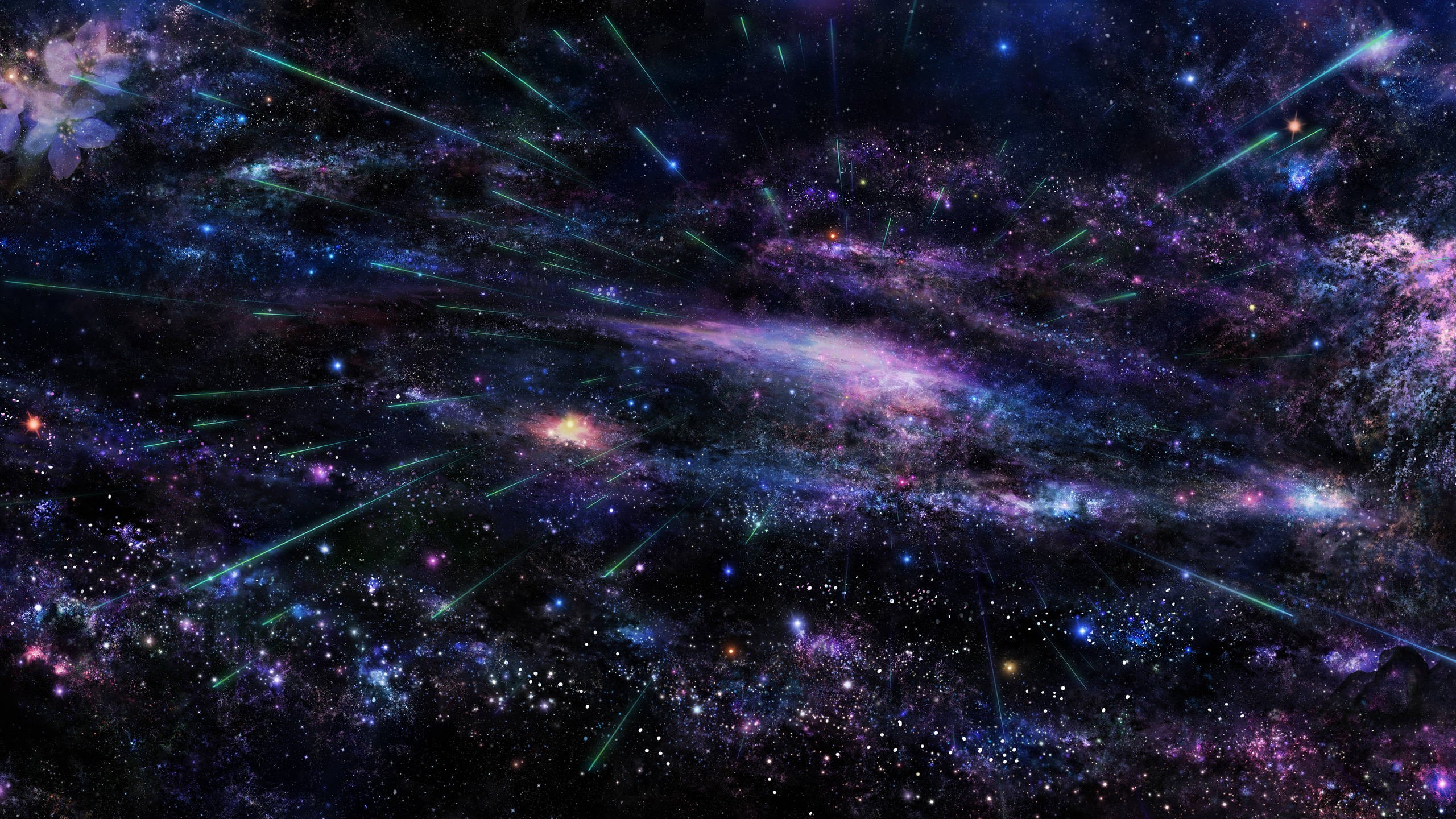 General 2560x1440 space art abstract stars space colorful digital art
