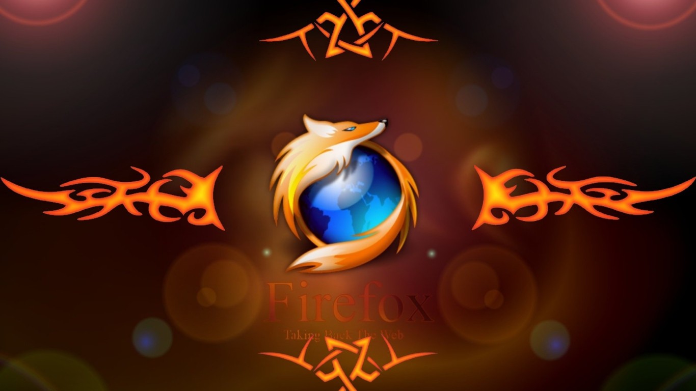 General 1366x768 Mozilla Firefox digital art artwork internet