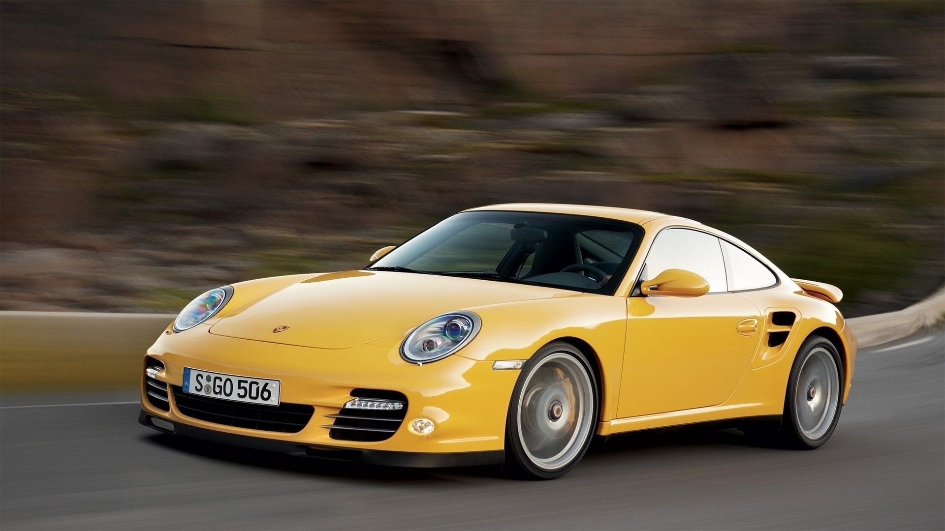 General 1920x1080 Porsche 911 car yellow cars Porsche 997 Porsche vehicle numbers German cars Volkswagen Group