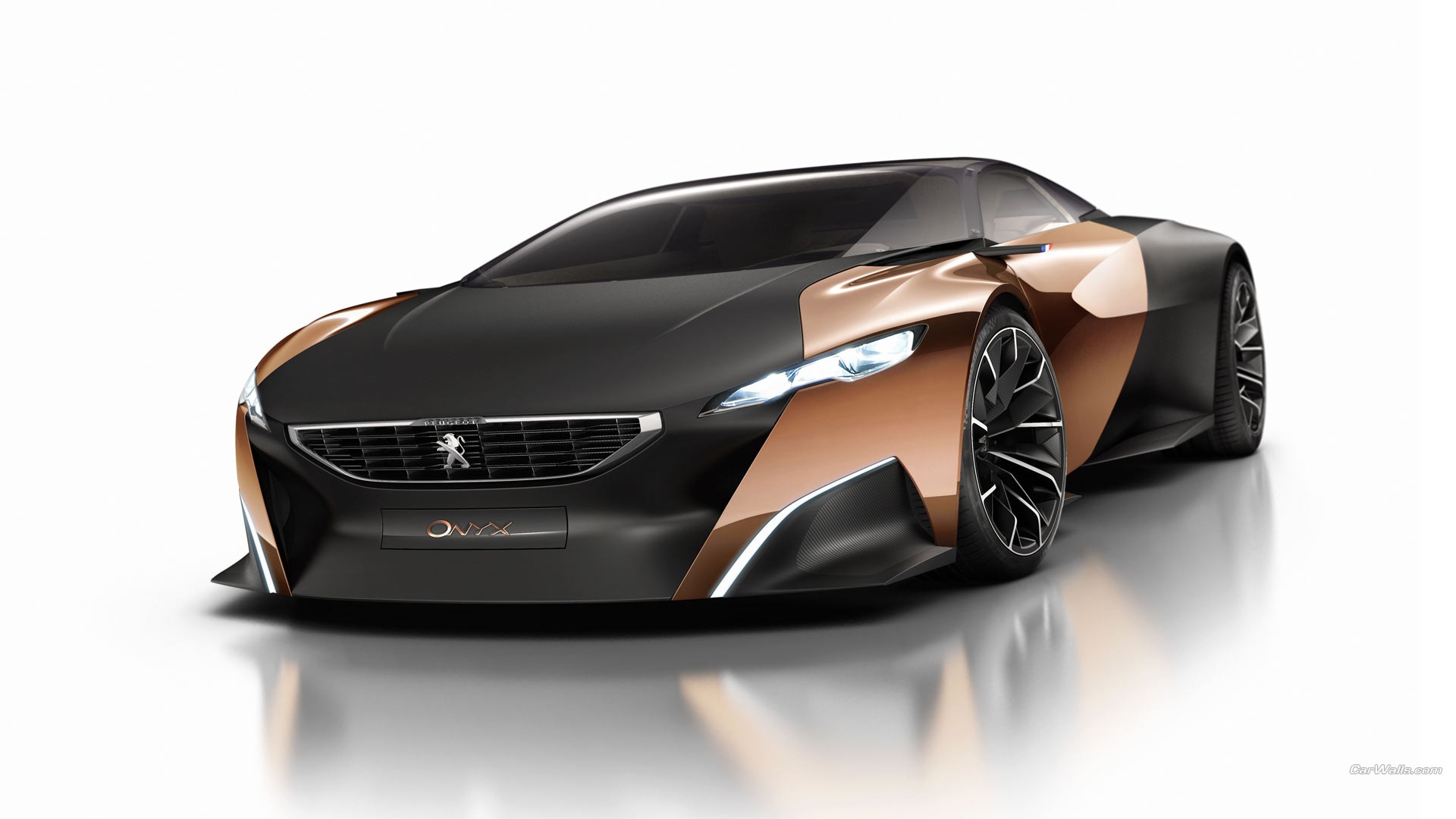 General 1920x1080 Peugeot Onyx car Peugeot vehicle simple background white background concept cars French Cars Stellantis