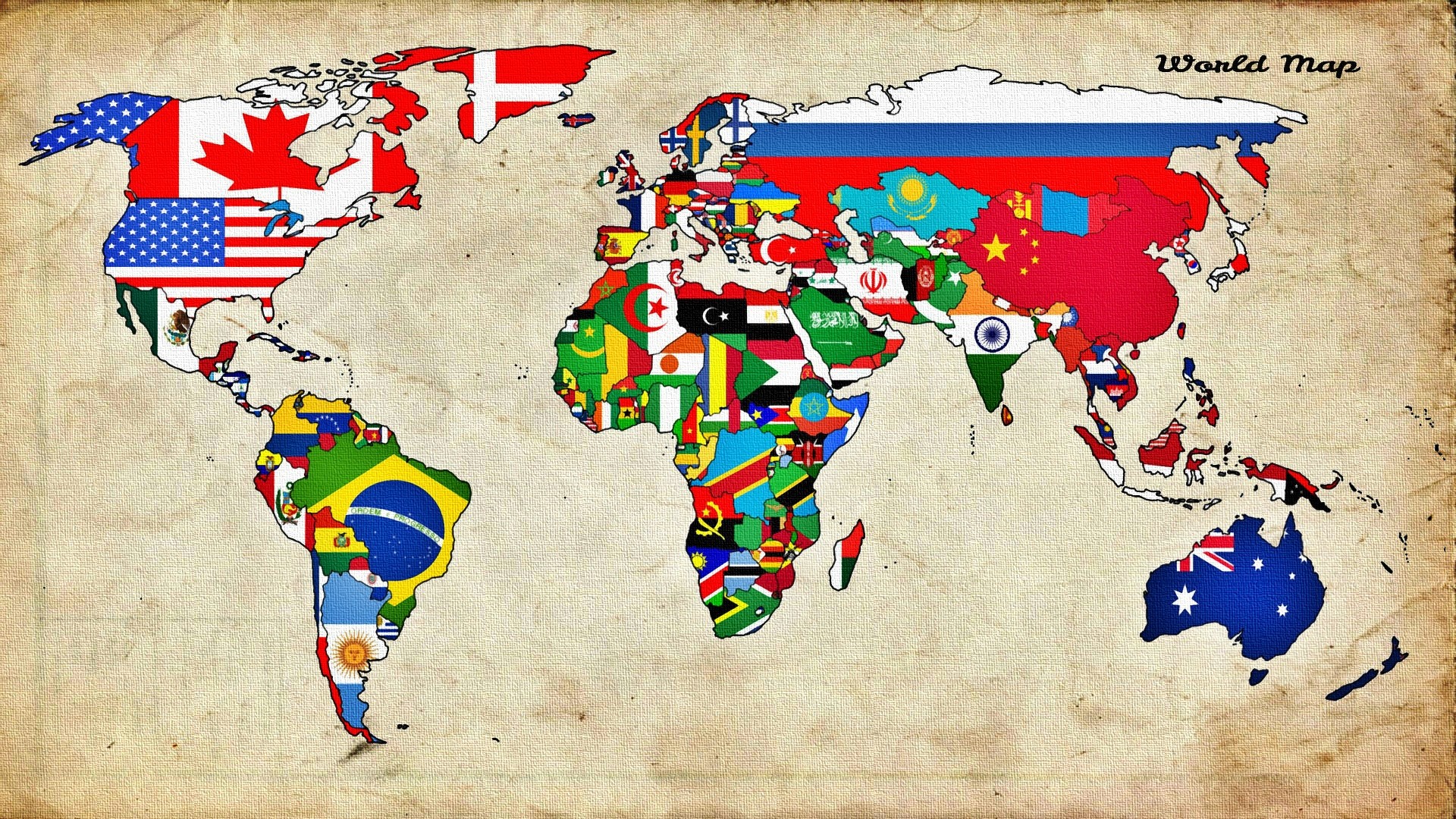 General 1920x1080 world map map artwork colorful wrong borders