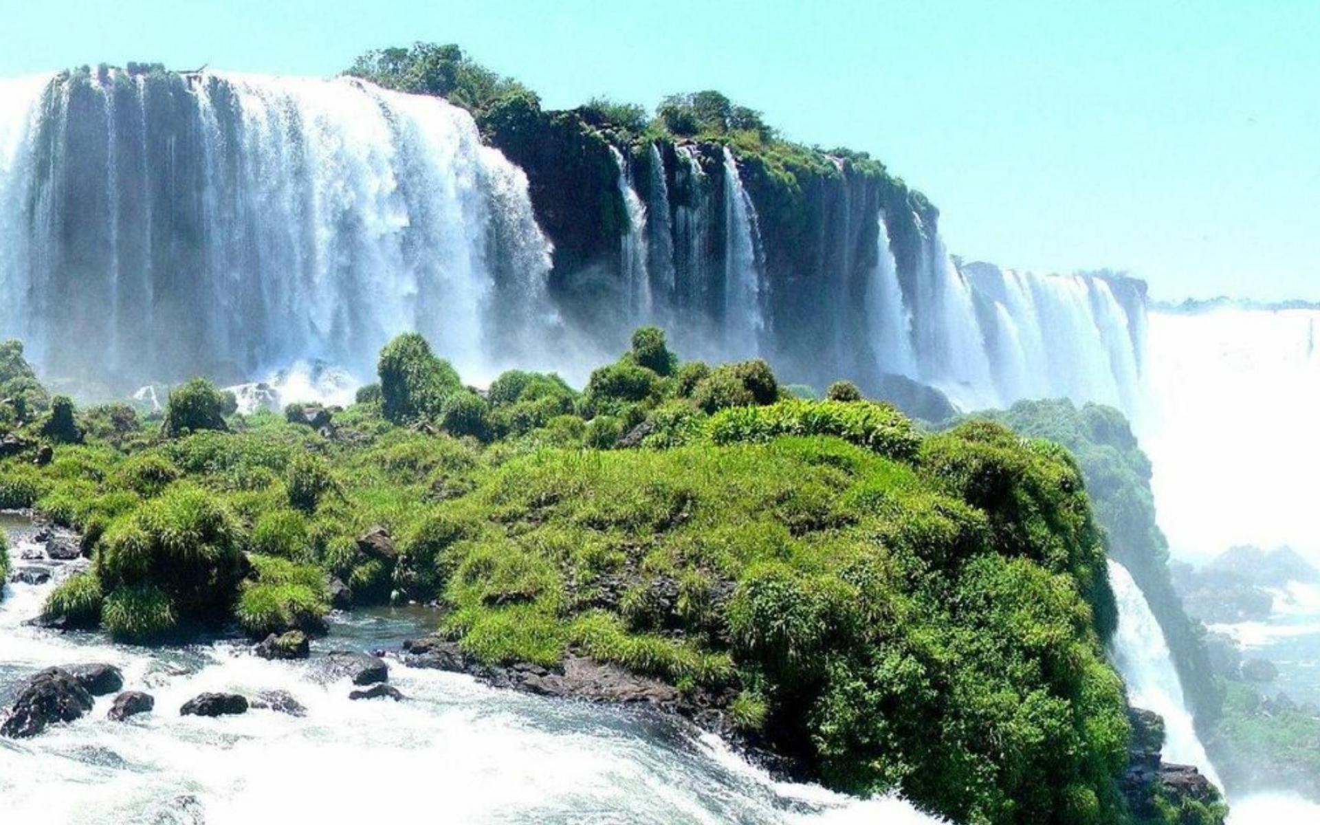 General 1920x1200 waterfall Iguazu Falls landscape river Brazil nature outdoors