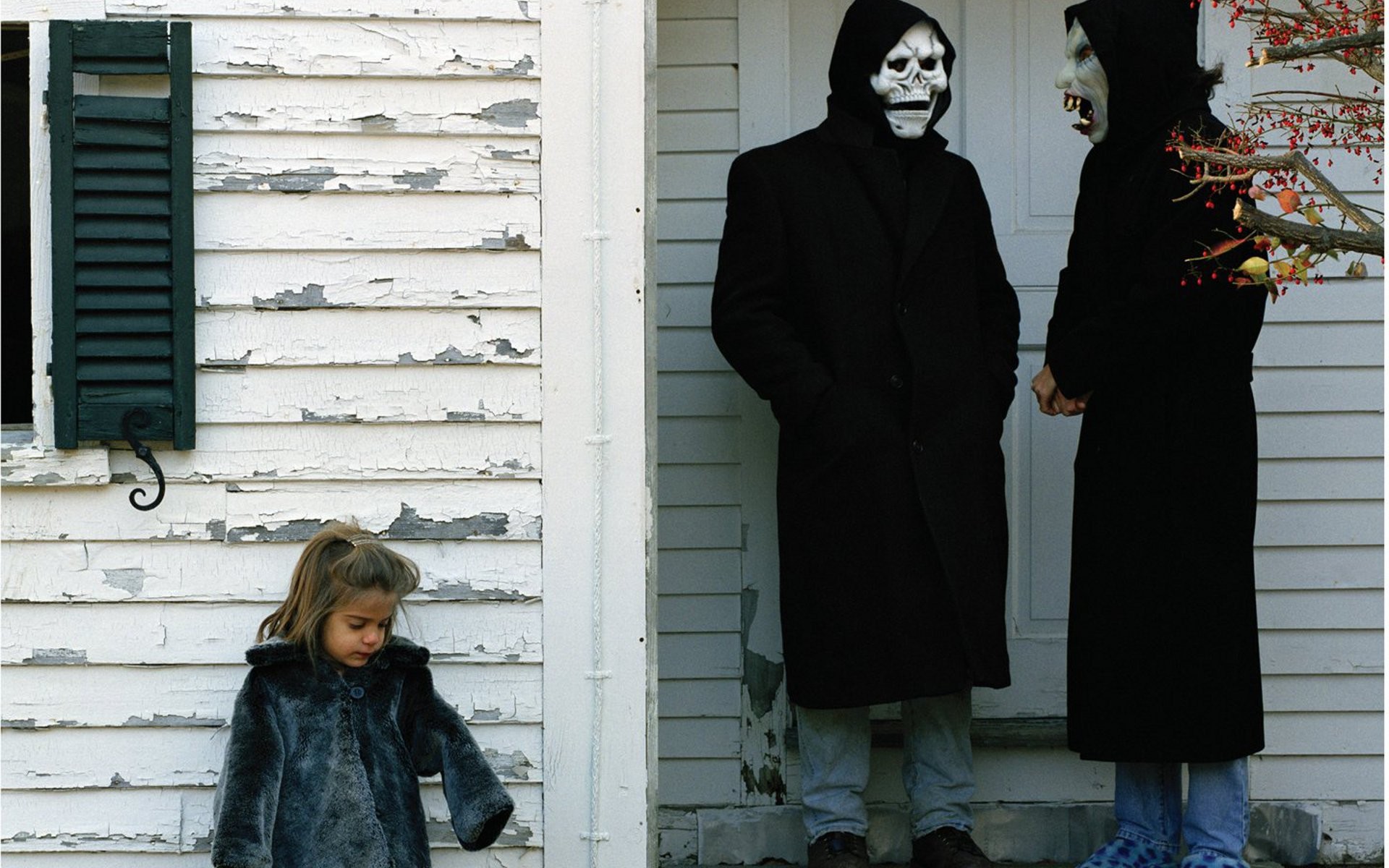 People 1920x1200 mask house children The Devil and God Are Raging Inside Me Brand New album covers skull music