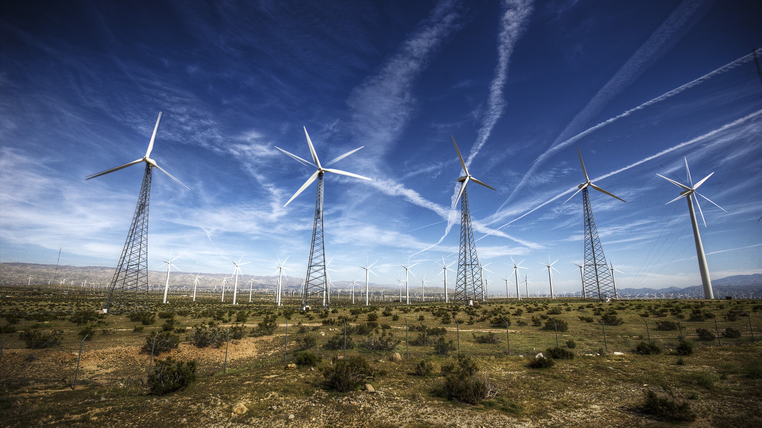 General 2560x1440 wind turbine clouds wind farm plains landscape outdoors sky technology