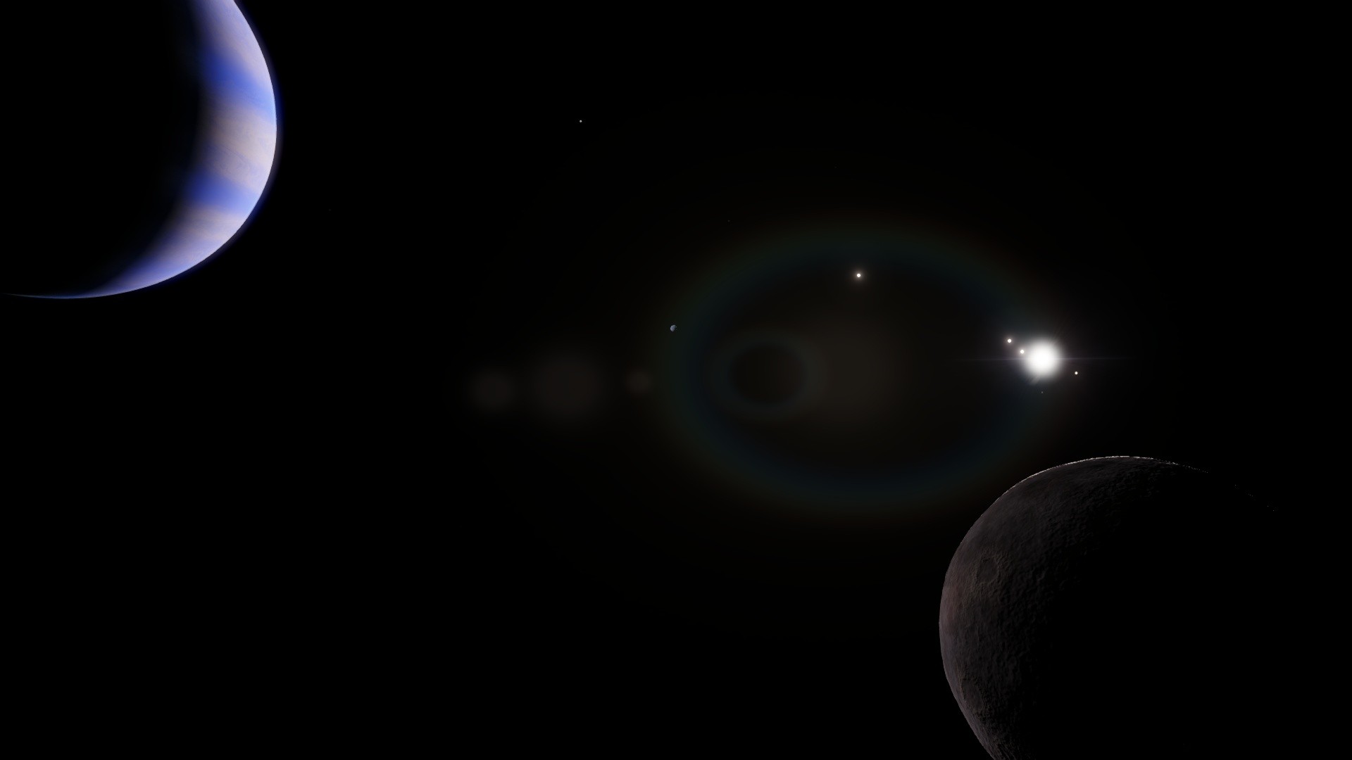 General 1920x1080 space Space Engine planet digital art space art Solar System