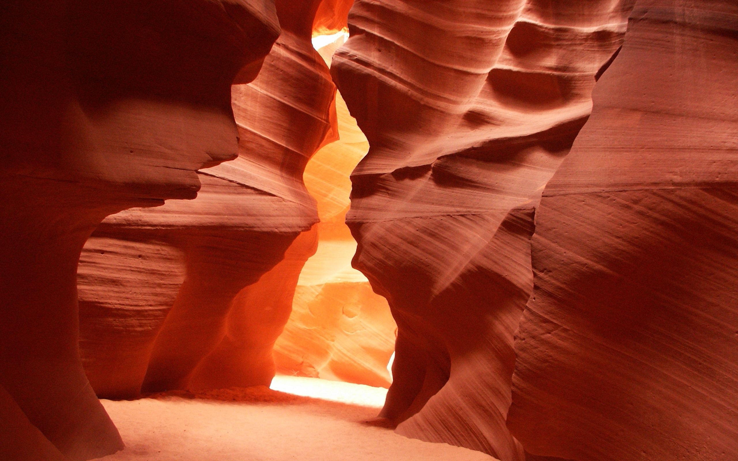 General 2560x1600 landscape nature rocks Antelope Canyon canyon orange red Arizona