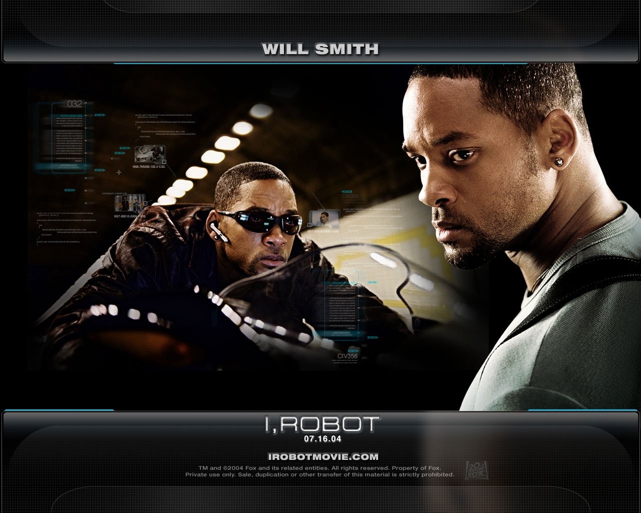 General 1280x1024 movies Will Smith I, Robot 2004 (Year)