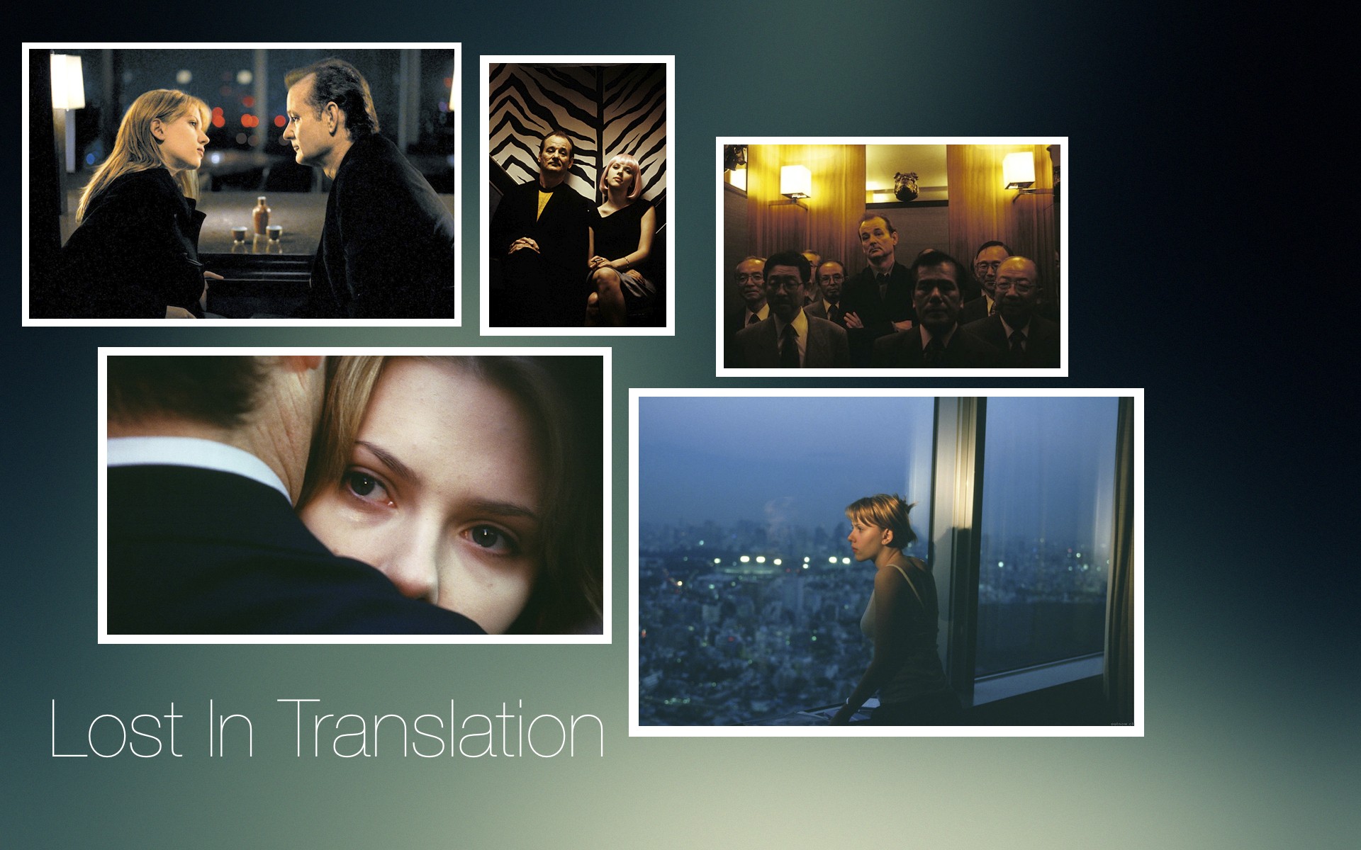People 1920x1200 Lost in Translation Scarlett Johansson Bill Murray movies actor actress