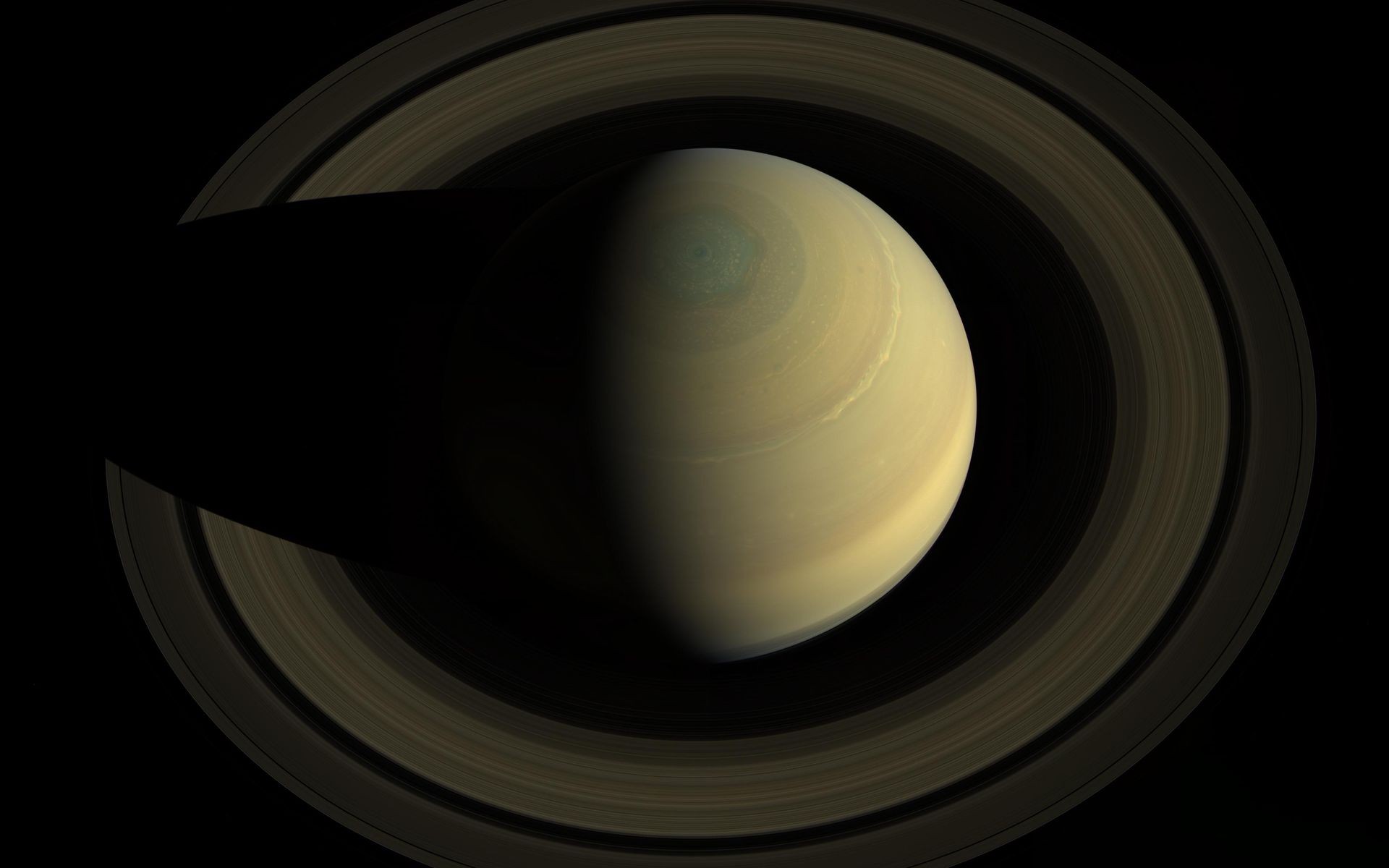 General 1920x1200 NASA space Saturn planetary rings space art digital art