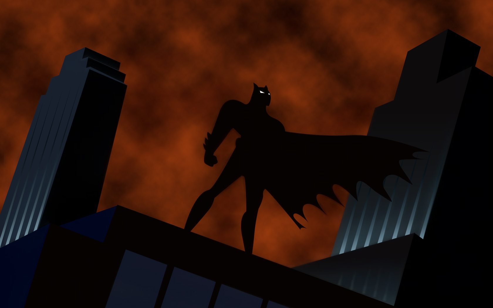 General 1680x1050 Batman dark cartoon DC Comics Batman: The Animated Series Bruce Timm