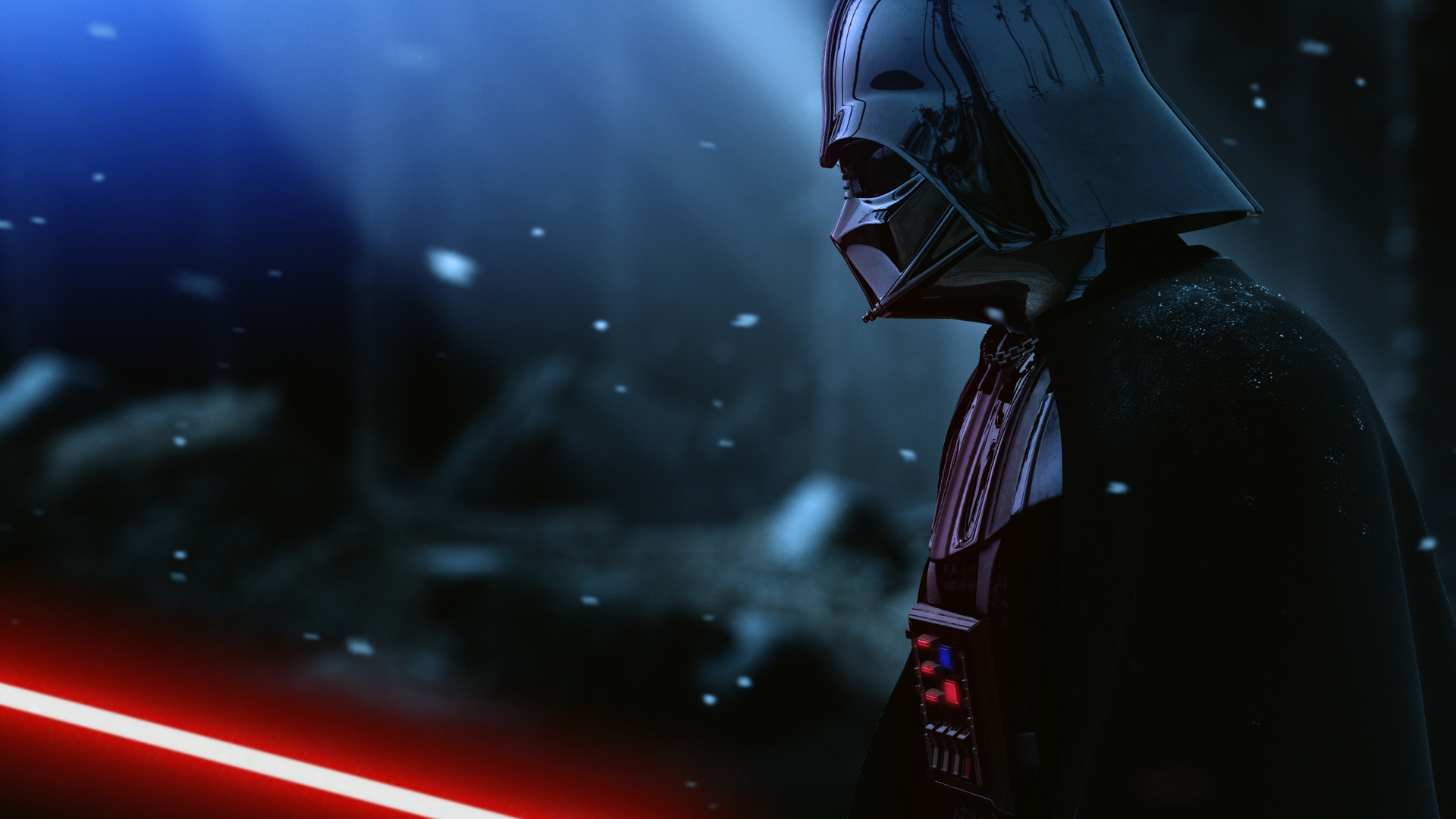General 1920x1080 fantasy art Darth Vader Sith lightsaber Star Wars Villains Star Wars video games PC gaming