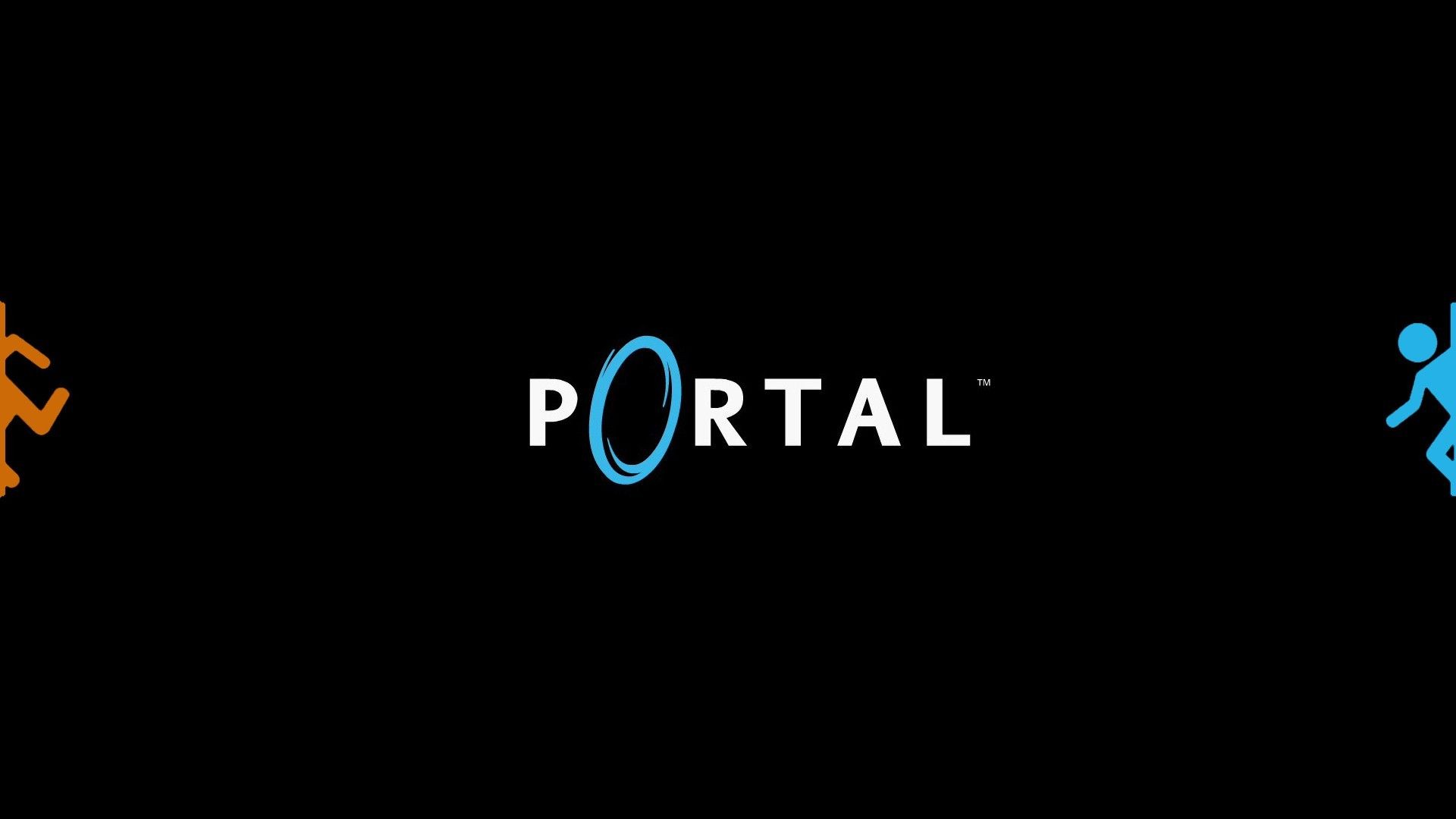 General 1920x1080 Portal (game) video game art PC gaming simple background black background video games