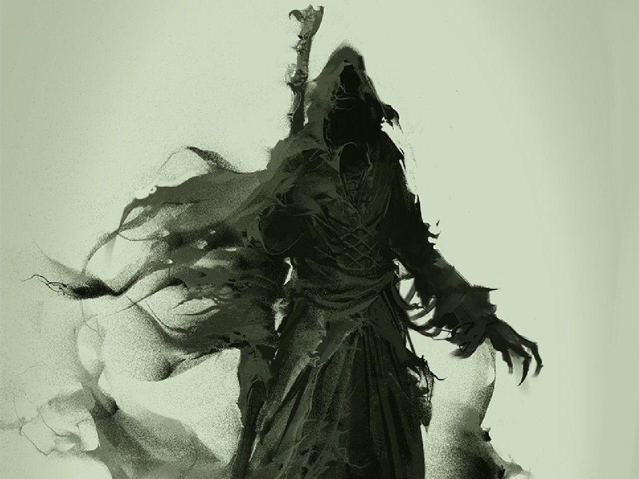 General 1280x960 fantasy art Grim Reaper artwork simple background