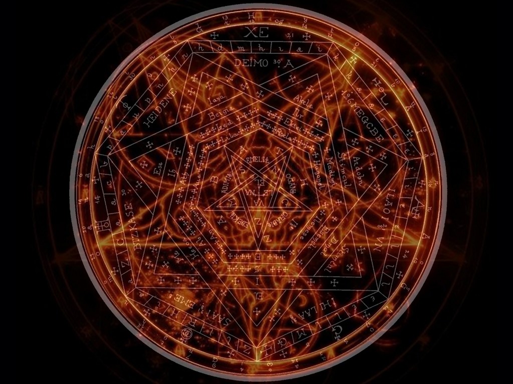 General 1024x768 pentagram occultism inverted pentagram Doom 3