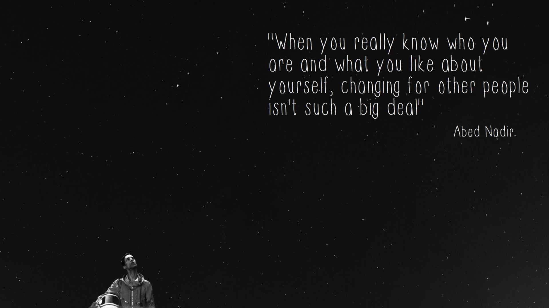 General 1920x1080 Community typography sky motivational quote Danny Pudi Abed Nadir digital art text simple background