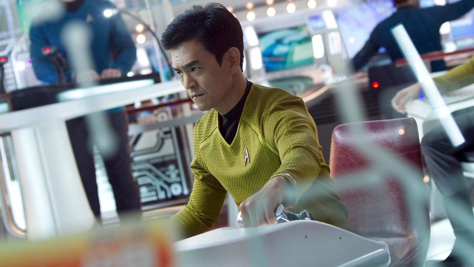 People 1600x900 movies Star Trek science fiction John Cho film stills Hikaru Sulu men