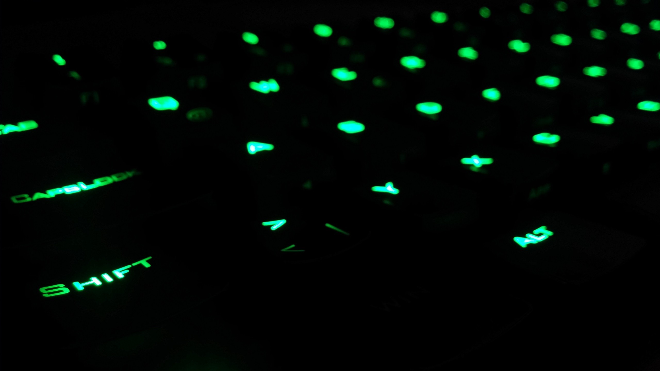 General 2560x1440 mechanical keyboard keyboards LEDs dark green