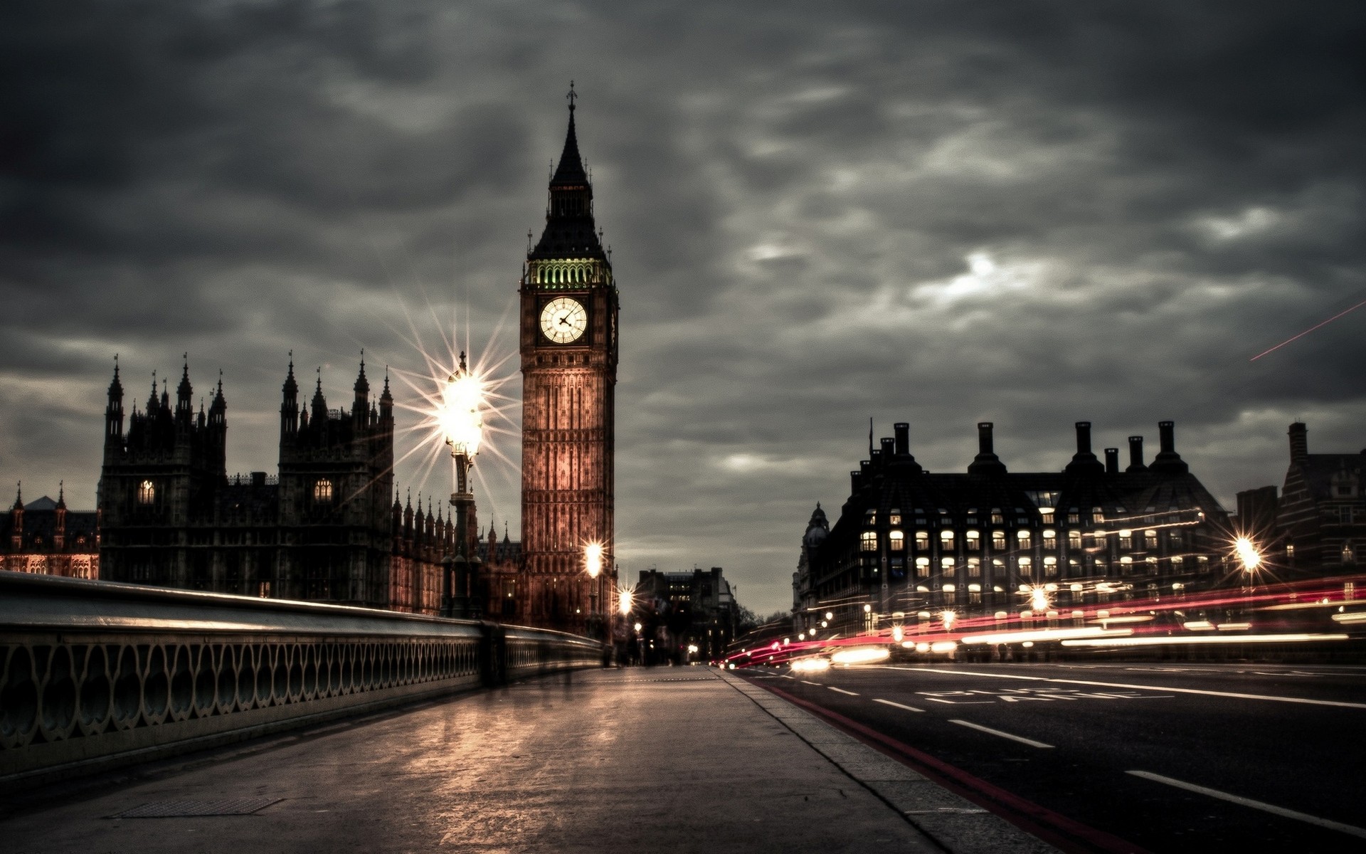 General 1920x1200 Big Ben cityscape London long exposure Westminster UK England Europe clock tower landmark