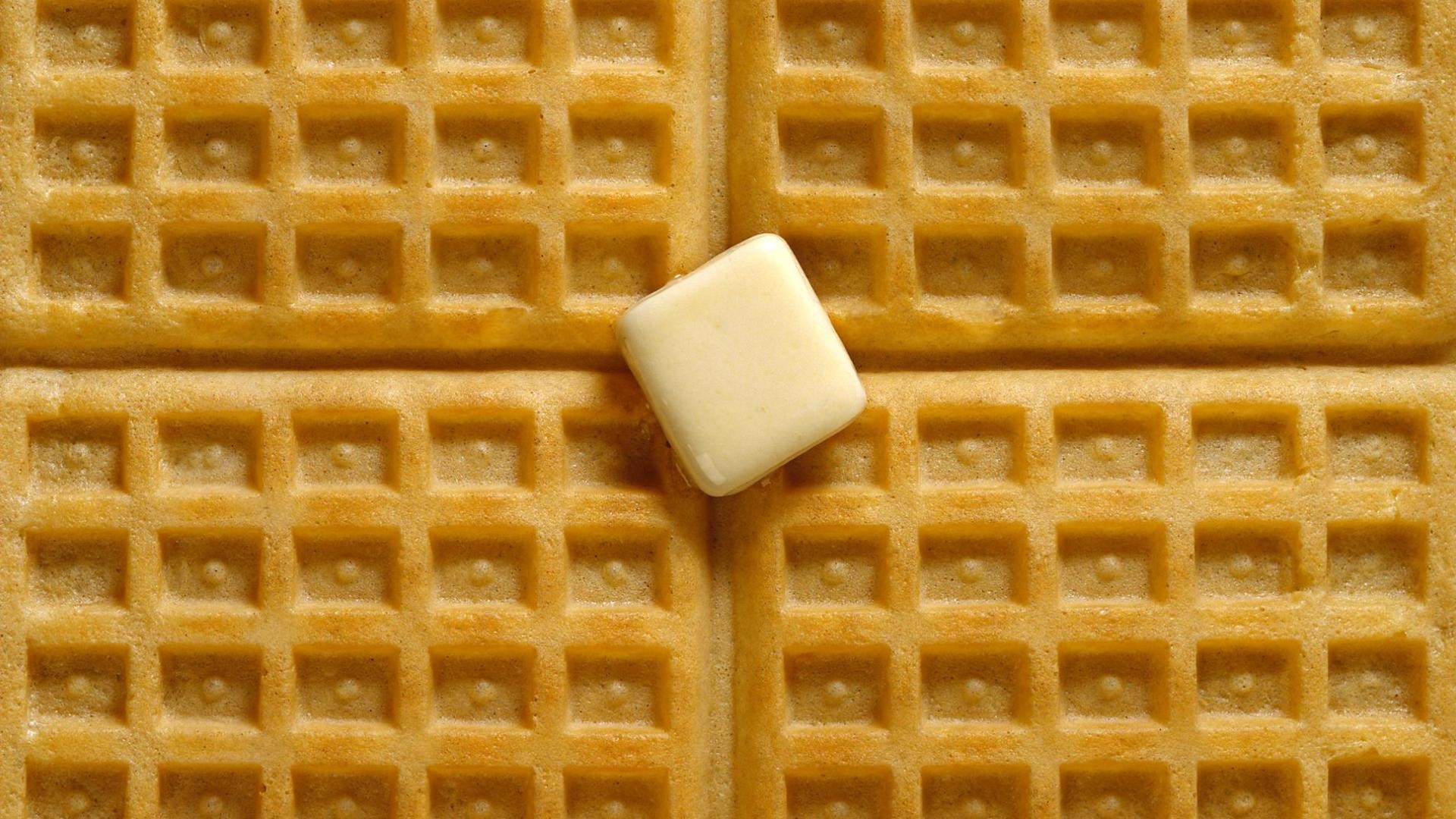 General 1920x1080 food waffles sweets butter