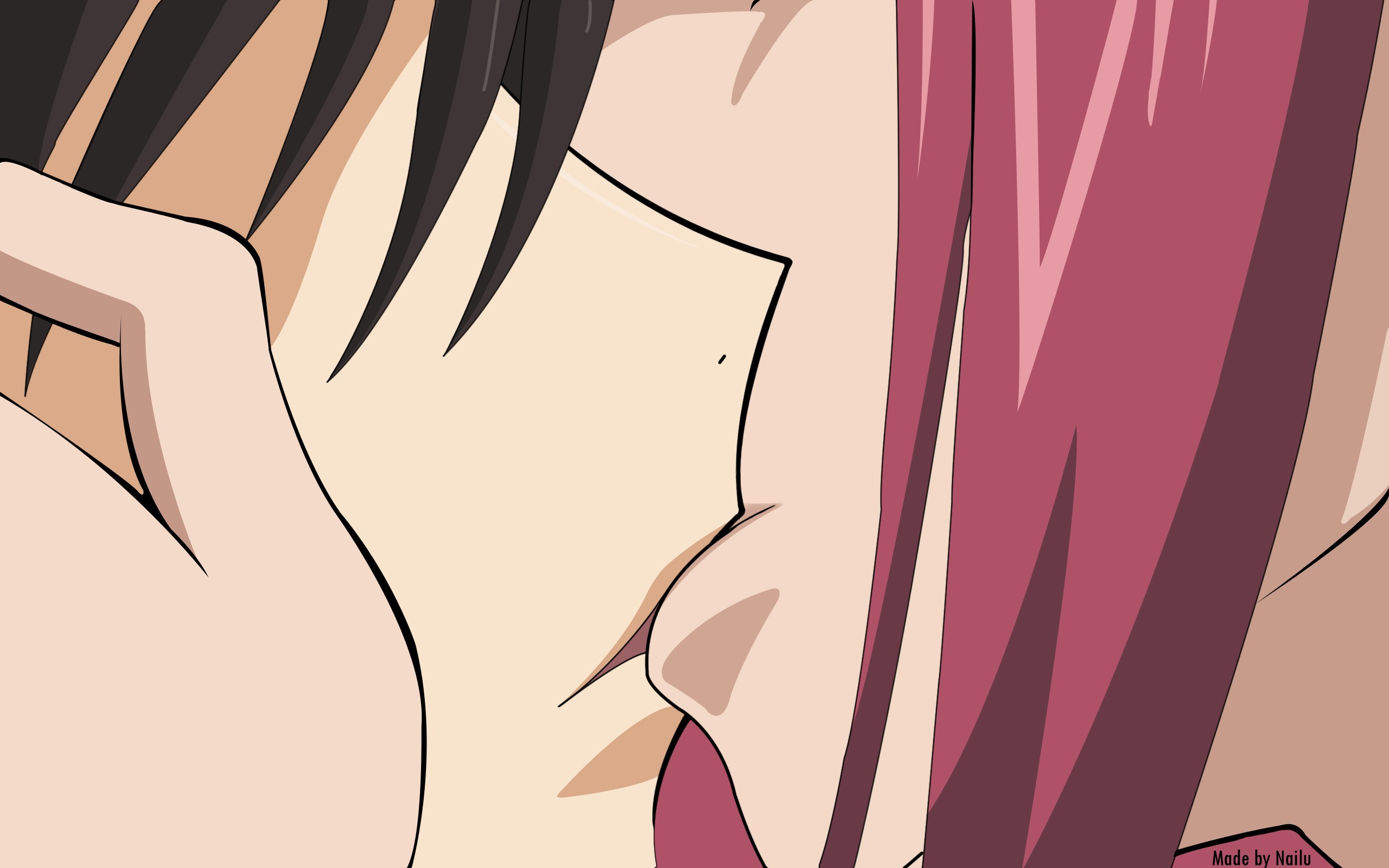 Anime 2560x1600 kissing anime Code Geass closeup