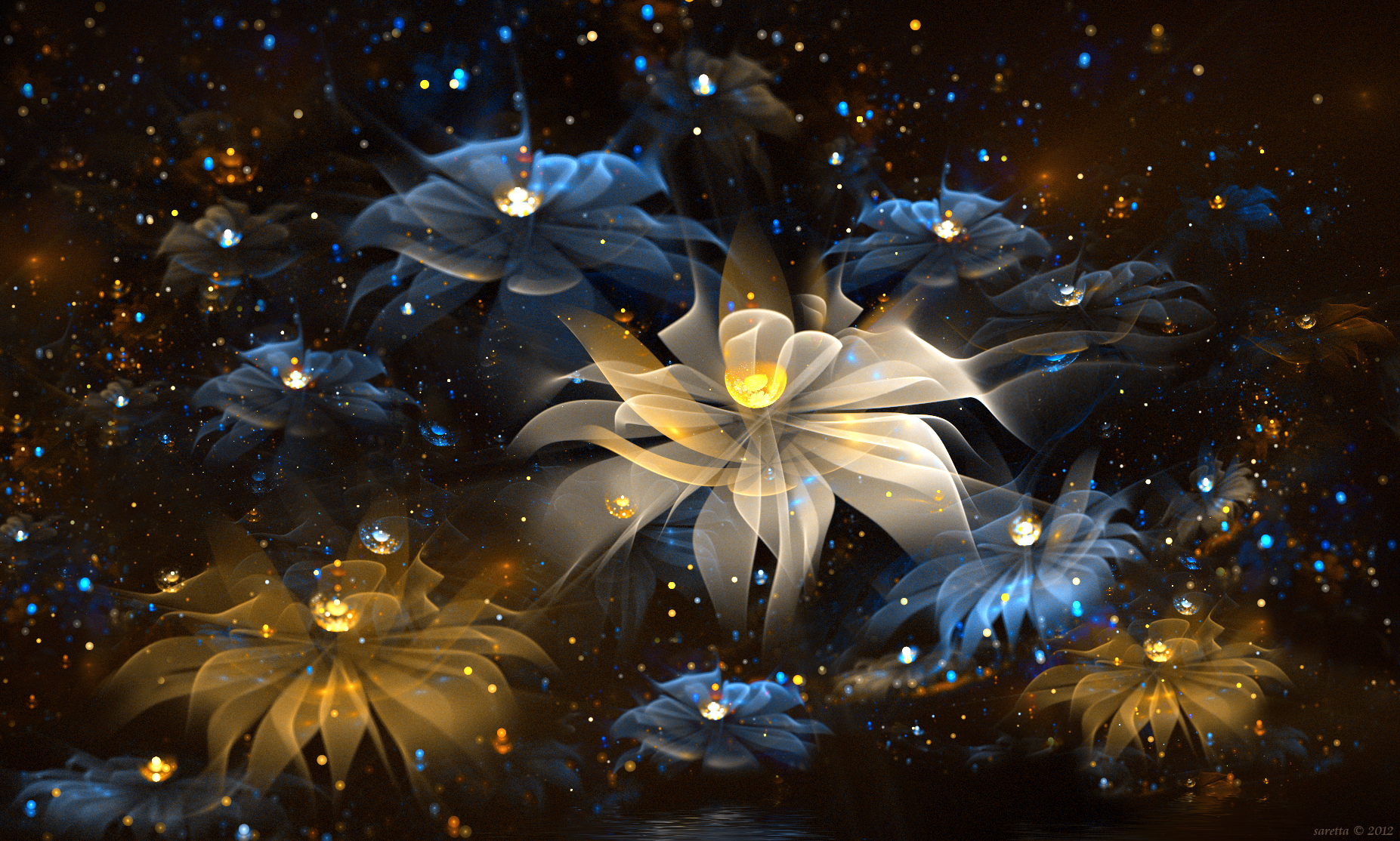 General 1853x1114 abstract fractal flowers fractal flowers plants CGI digital art
