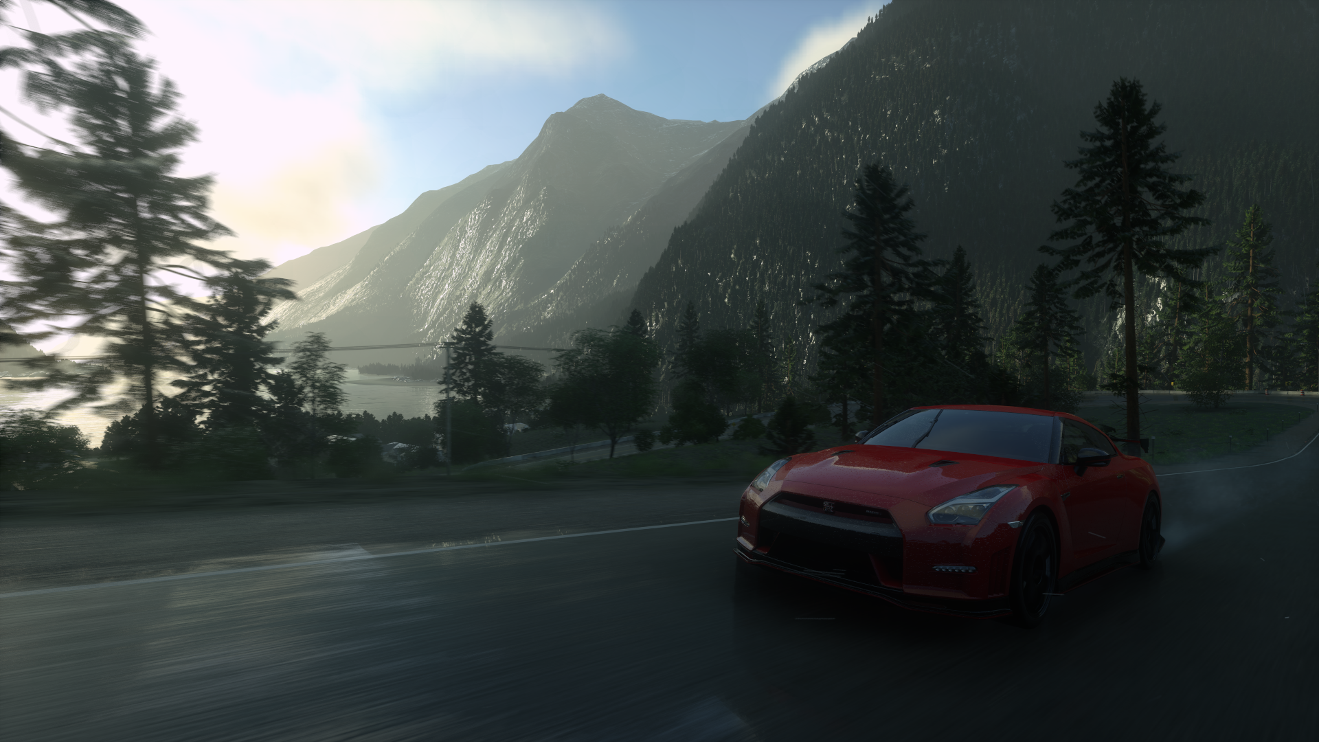 General 1920x1080 Driveclub car video games red cars screen shot vehicle