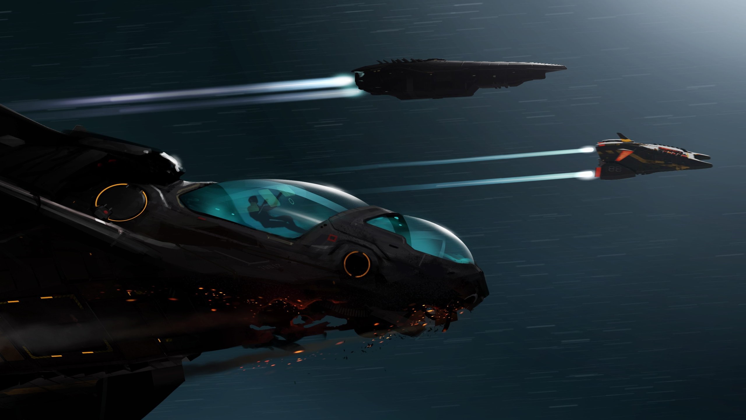 General 2560x1440 Elite: Dangerous spaceship PC gaming science fiction