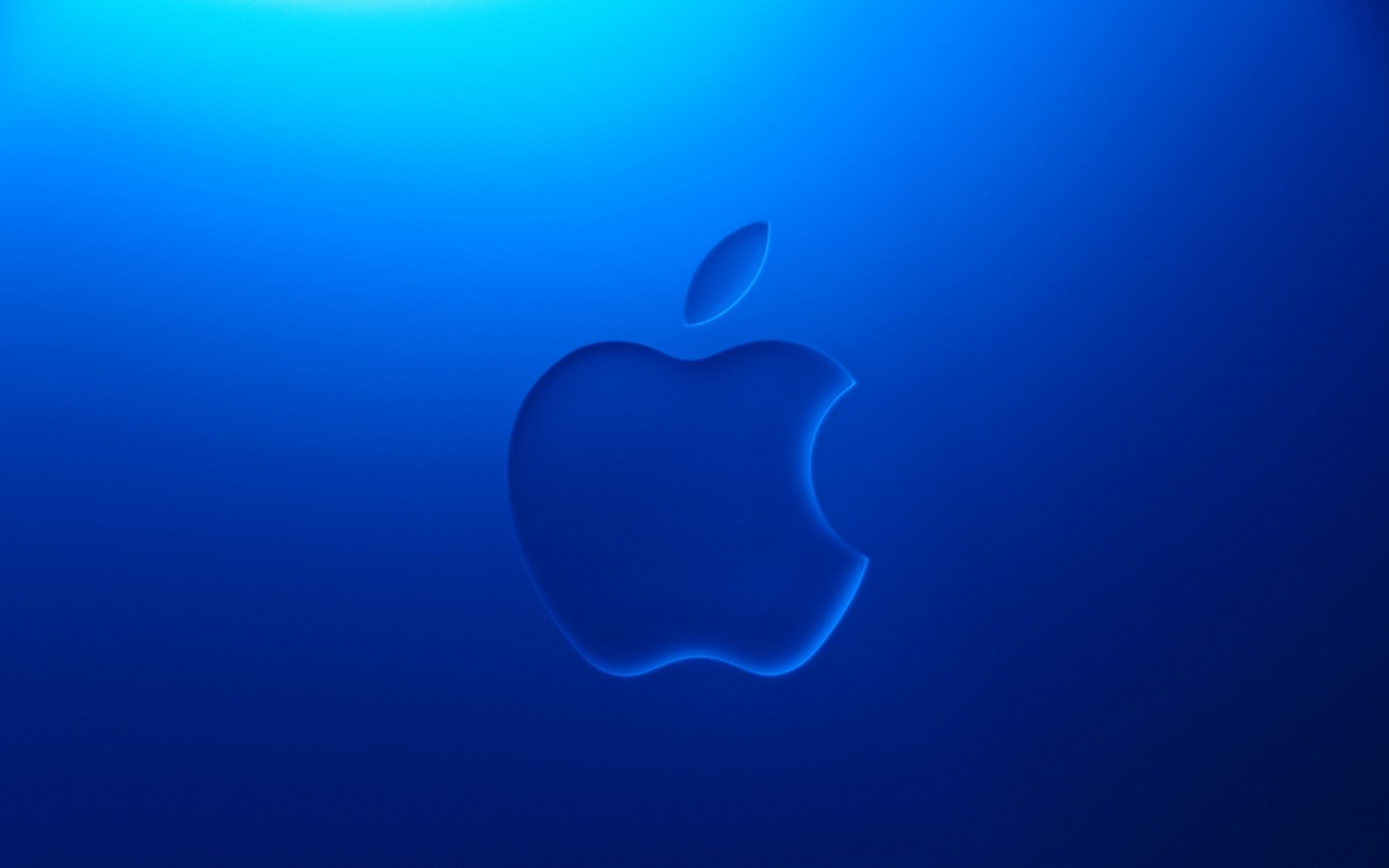 General 1920x1200 Apple Inc. blue background logo brand gradient simple background