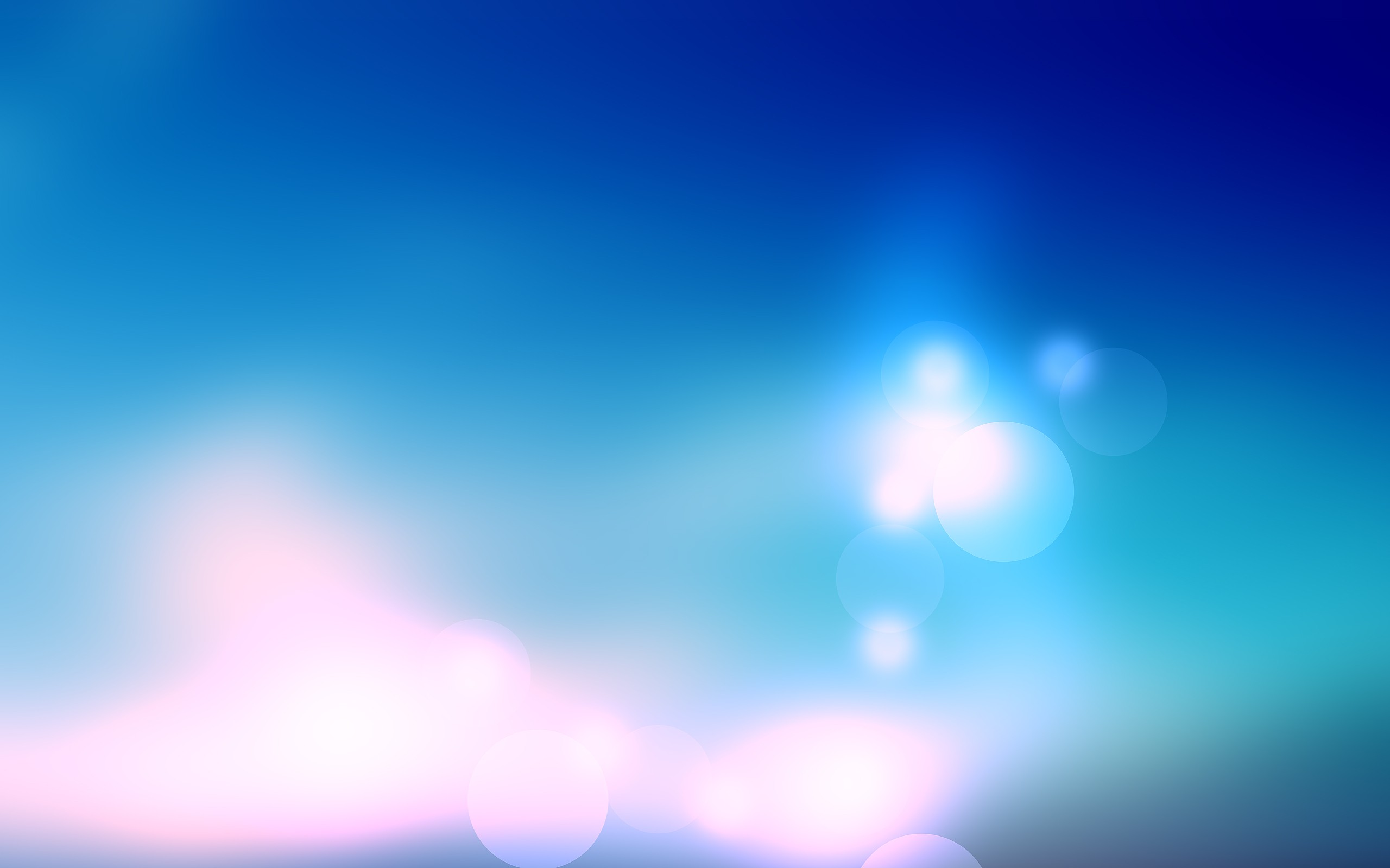 General 2560x1600 abstract blue bubbles texture gradient