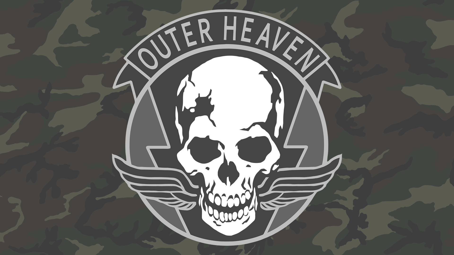 General 1920x1080 camouflage skull bones artwork Metal Gear Solid V: The Phantom Pain video game art video games Outer Heaven