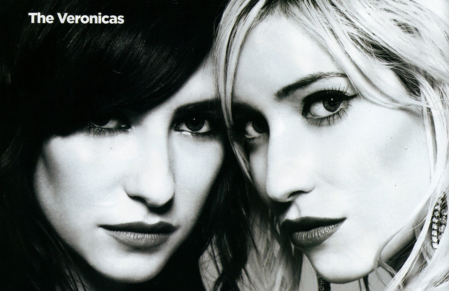 People 1500x975 The Veronicas Lisa Marie Origliasso Jessica Origliasso pop music women singer two women face closeup monochrome looking at viewer music