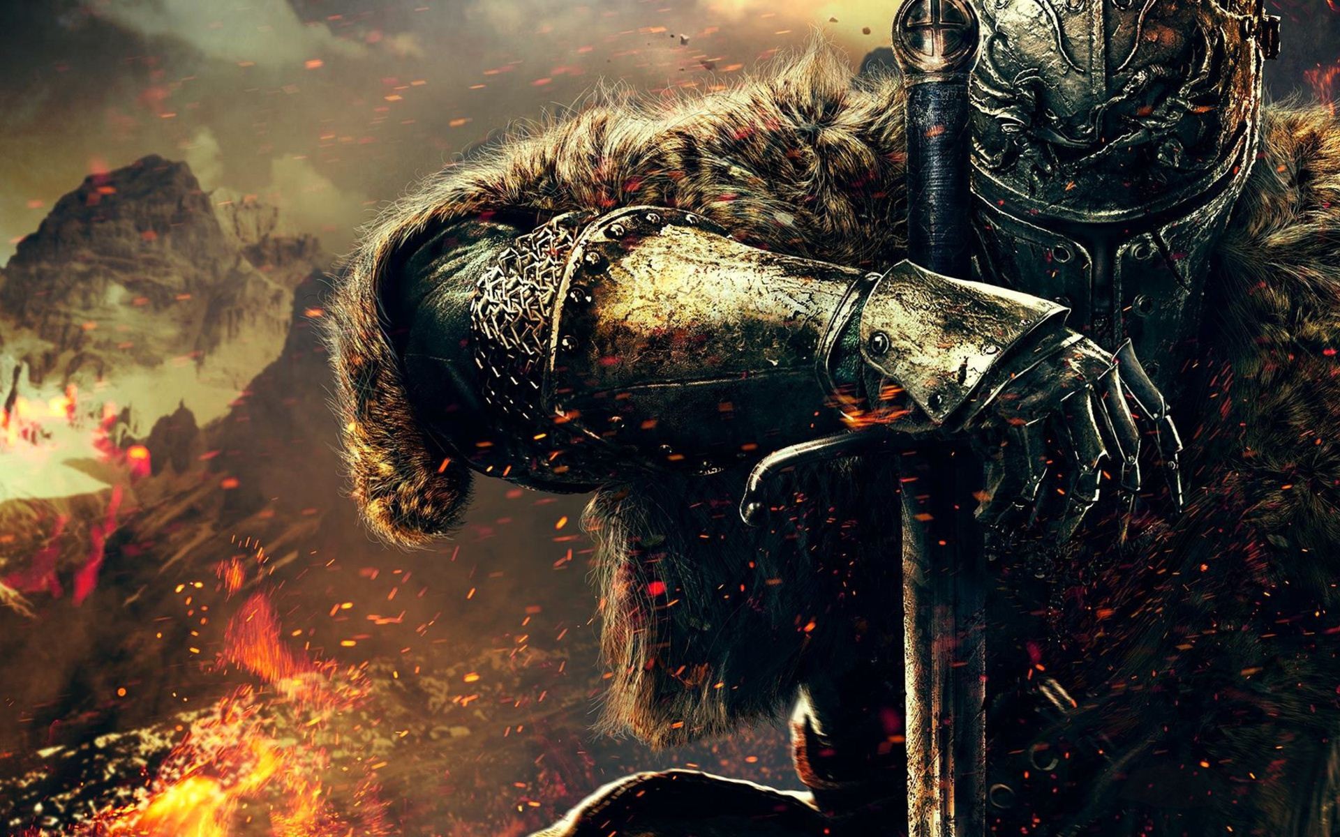 General 1920x1200 knight medieval video games Dark Souls II sword Dark Souls video game art fantasy armor video game characters fantasy art