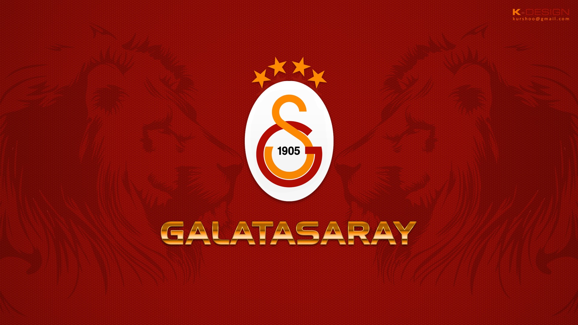 General 1920x1080 Galatasaray S.K. stars soccer clubs lion logo sport 1905 (Year)
