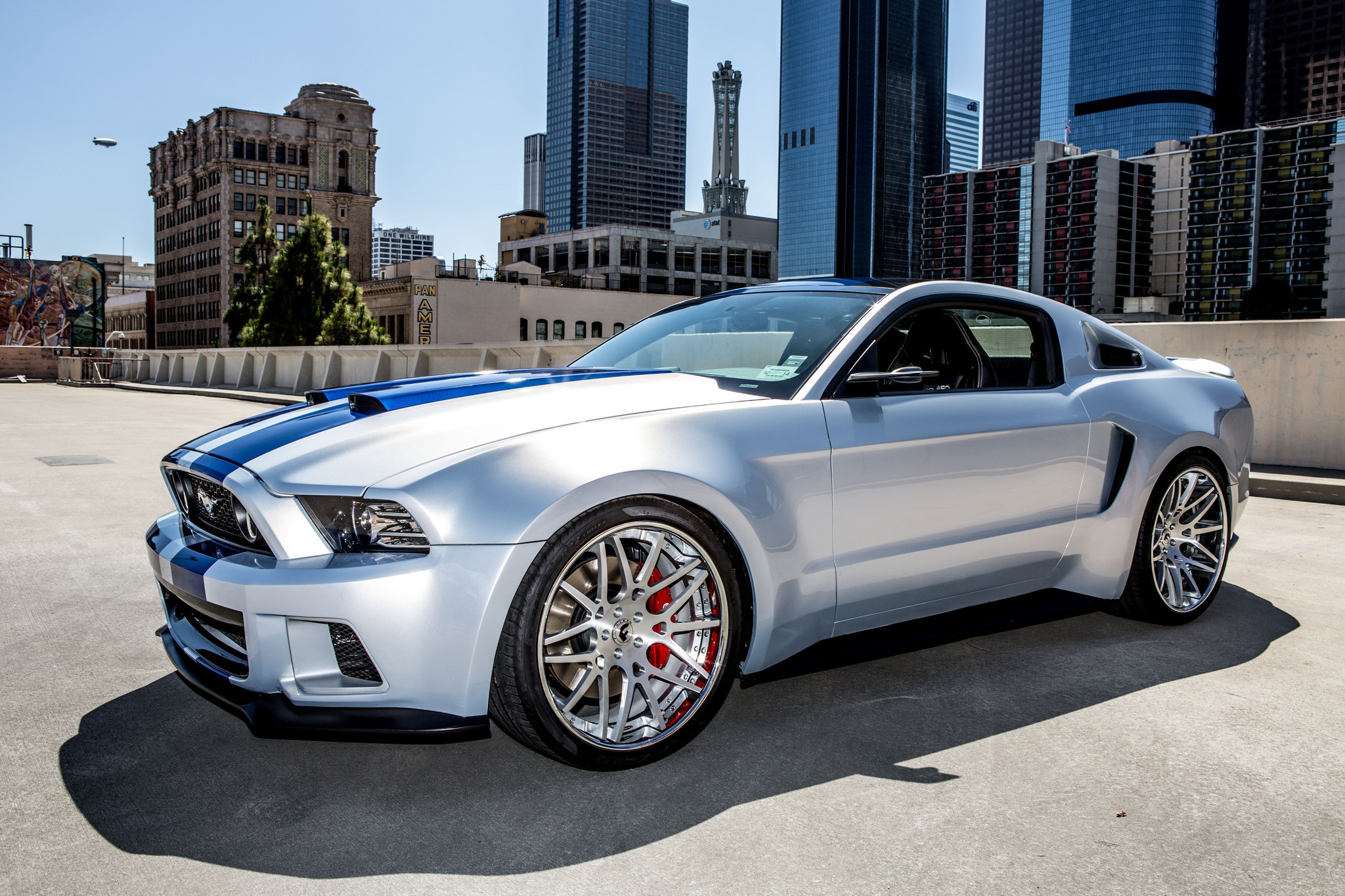 General 2048x1365 Ford Mustang silver silver cars car vehicle Ford cityscape Ford Mustang S-197 II