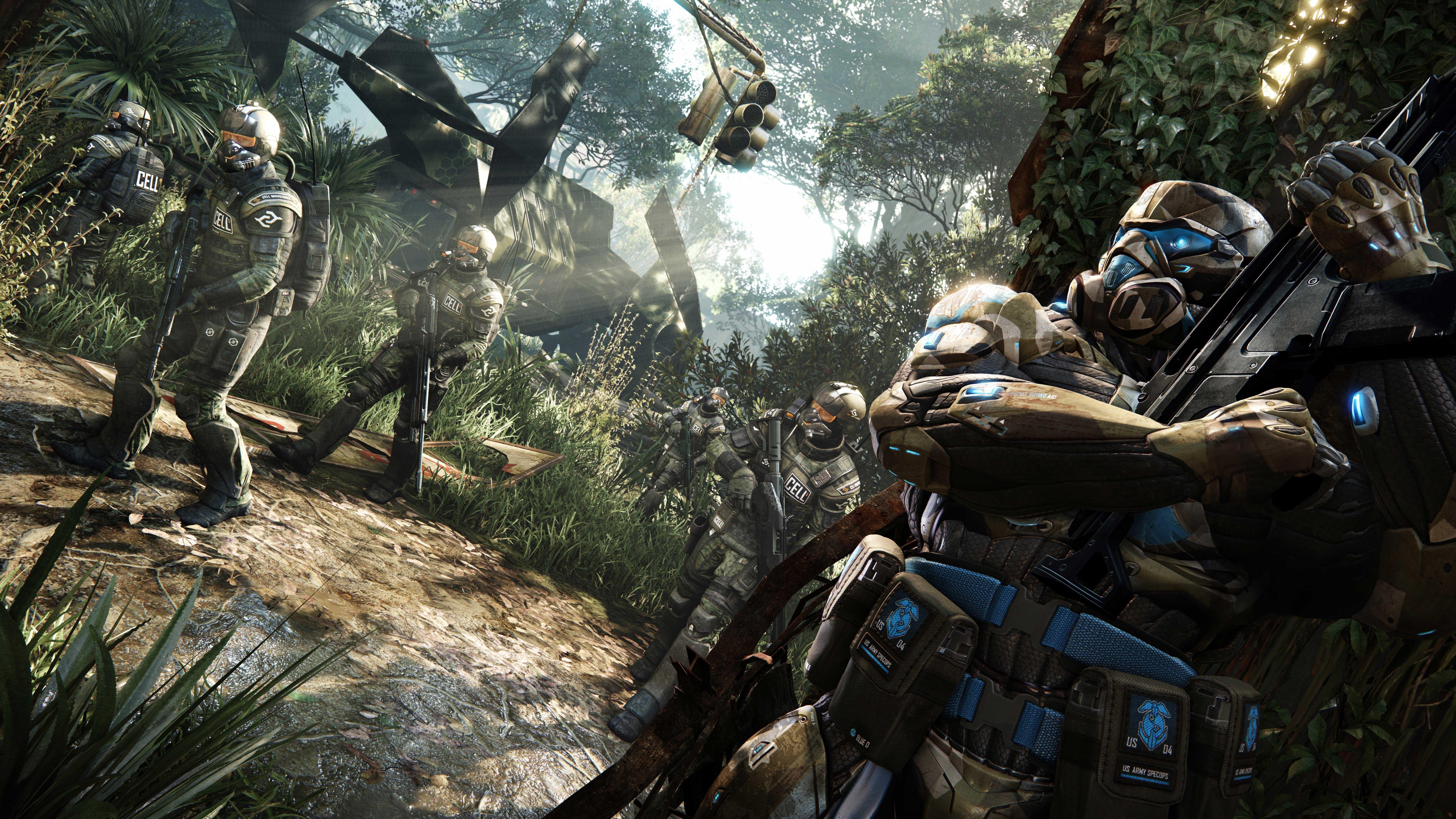 General 7680x4320 soldier Crysis video games video game art