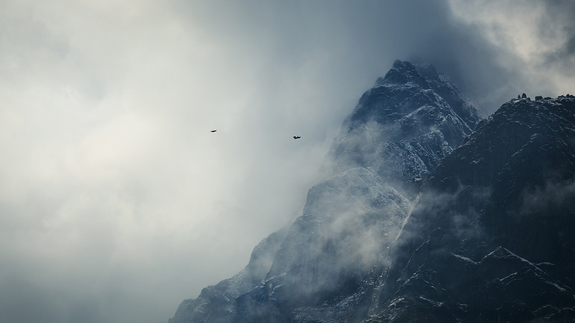 General 1920x1080 mist mountains nature