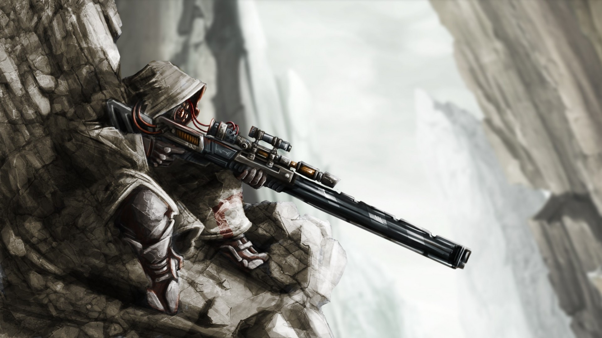 General 1920x1080 Killzone sniper rifle rifles artwork video game art video games weapon science fiction