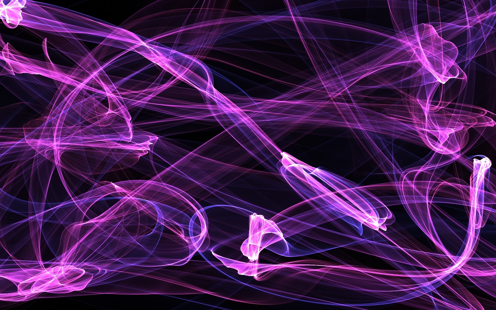 General 1680x1050 shapes digital art pink purple abstract