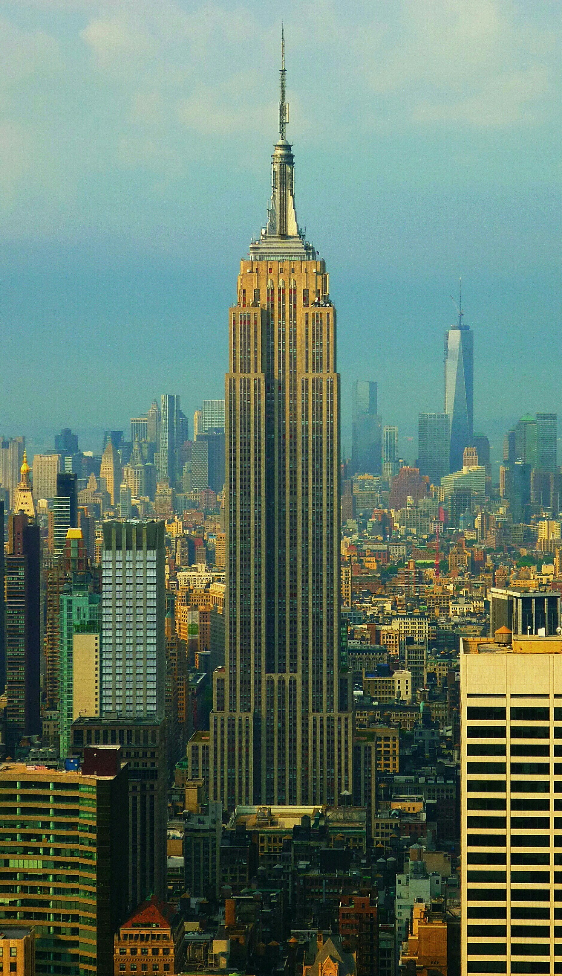 General 1881x3264 New York City Empire State Building One World Trade Center cityscape USA